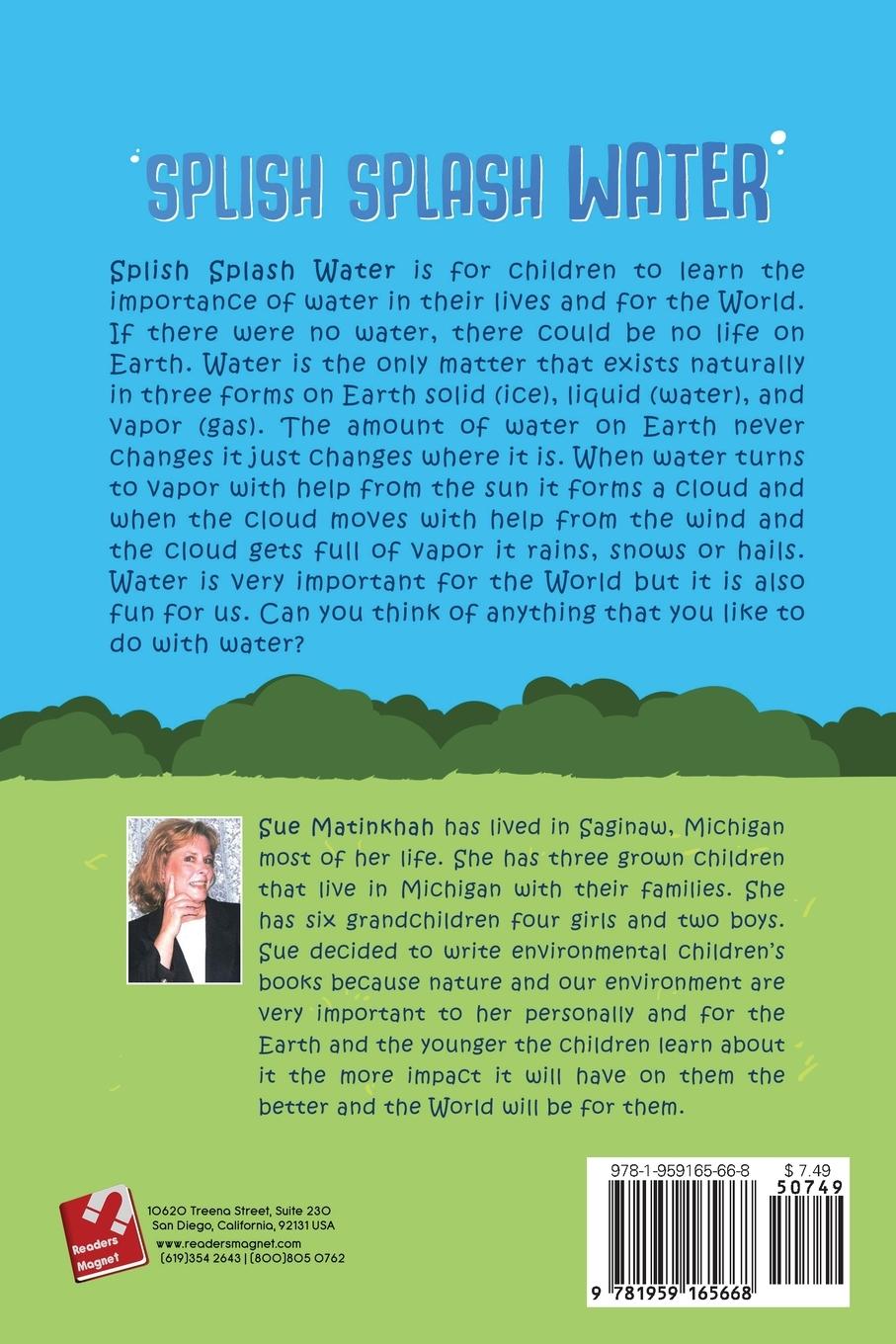 Rückseitencover Splish Splash Water