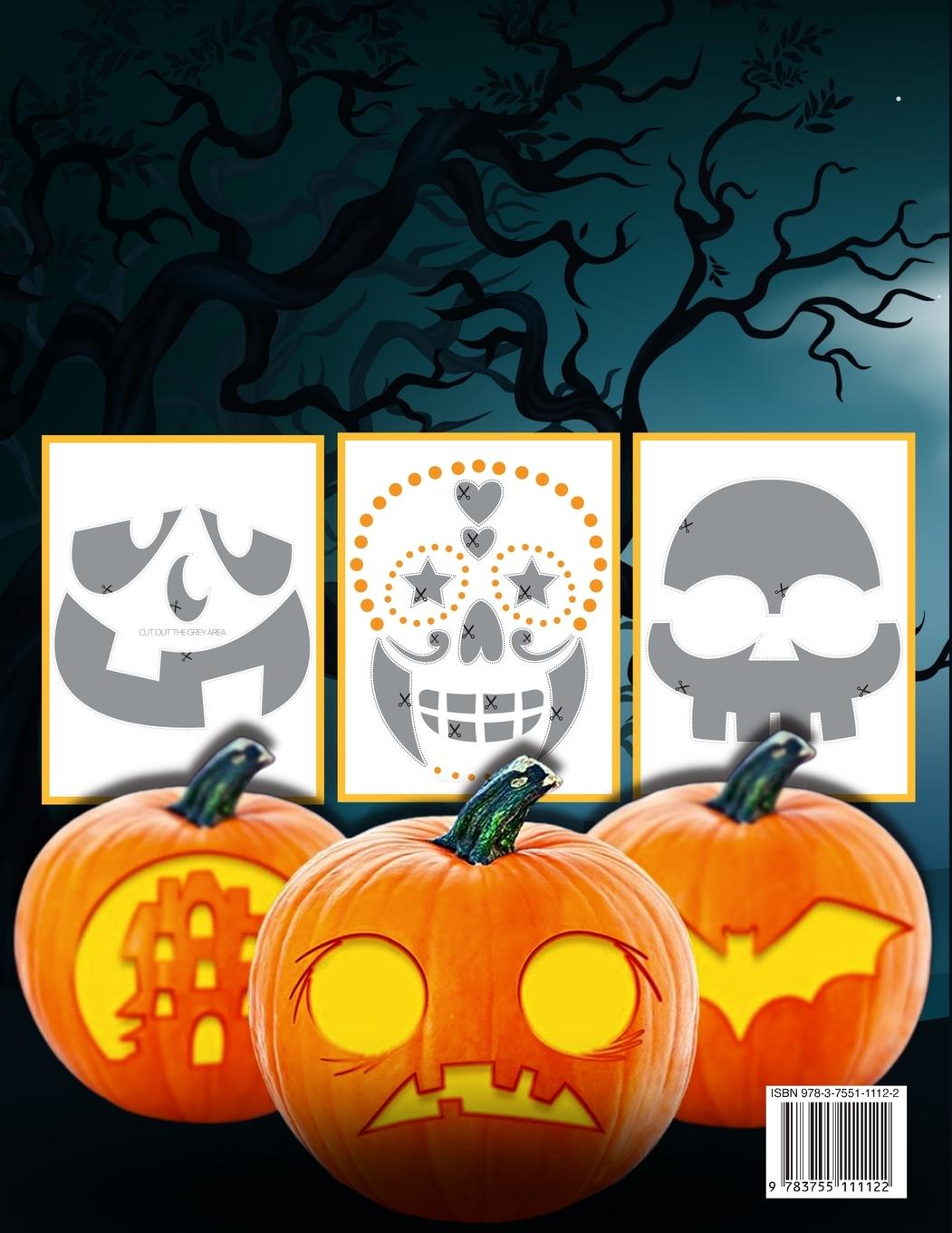 Rückseitencover Halloween Pumpkin Carving Stencils