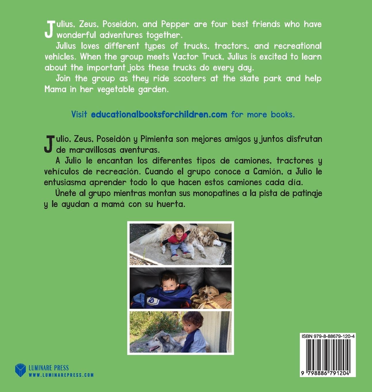 Rückseitencover Julius and Vactor Truck's Adventures