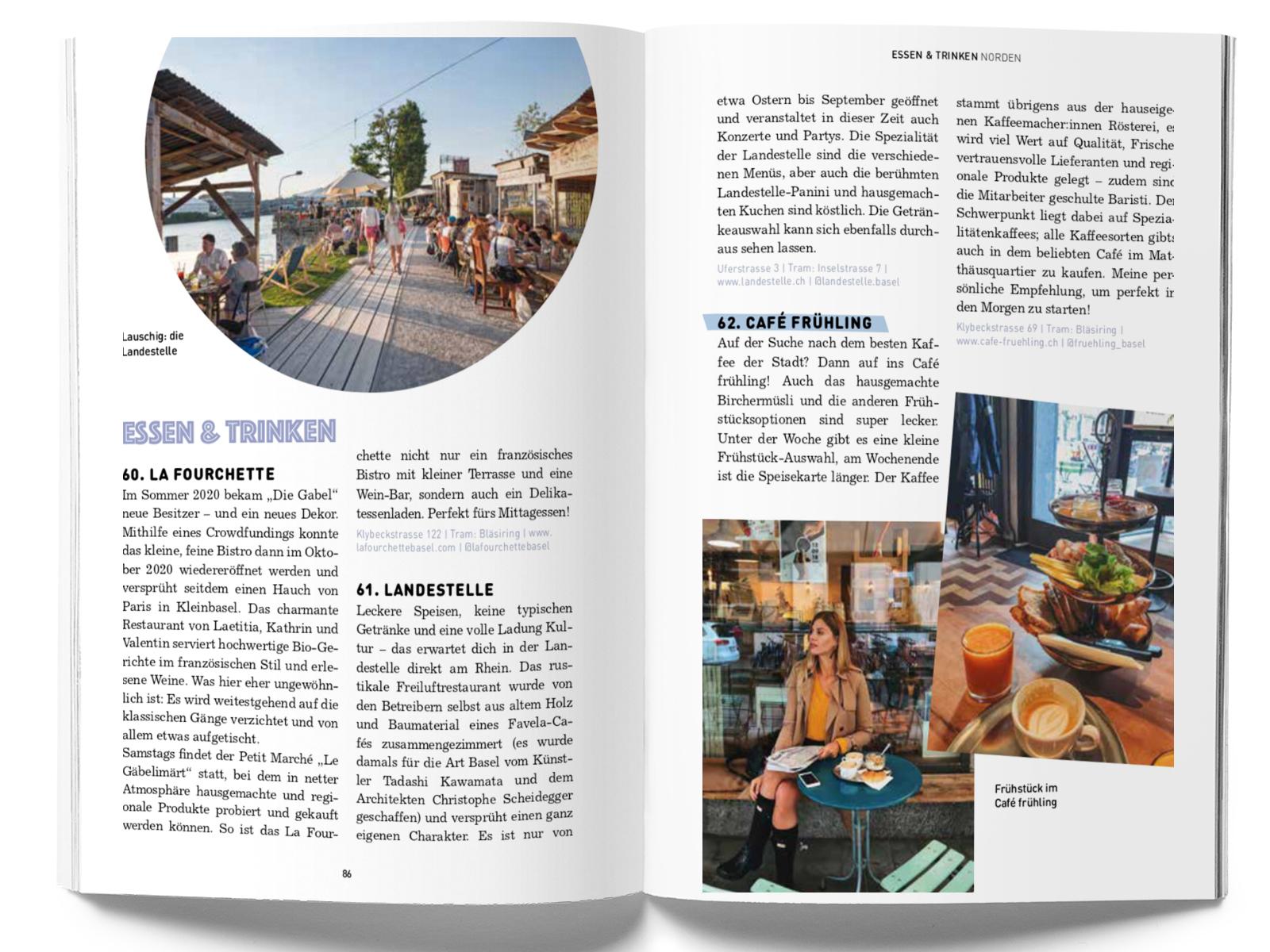 Beispielinhalt (Bild) GuideMe Travel Book Basel - Reiseführer