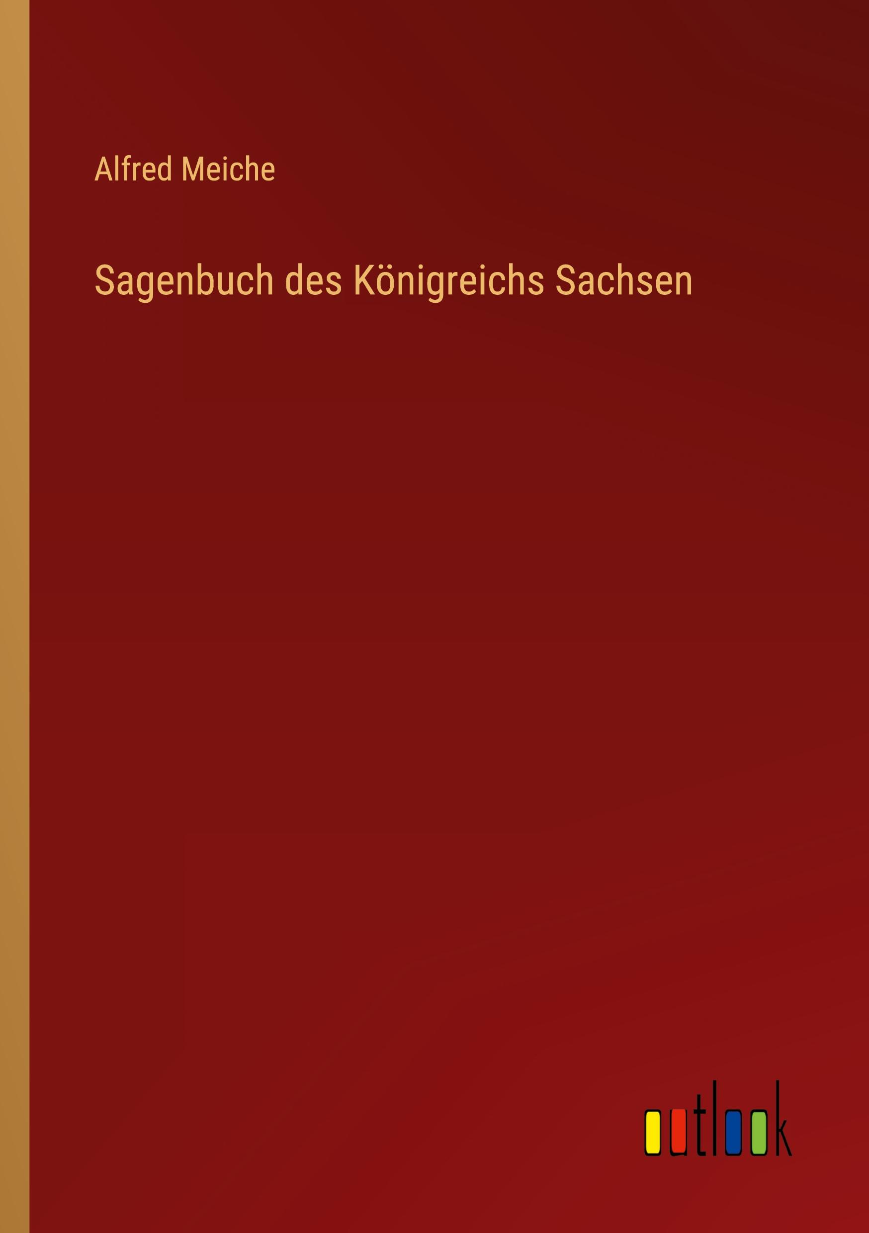 Vorderes Coverbild Sagenbuch des Königreichs Sachsen