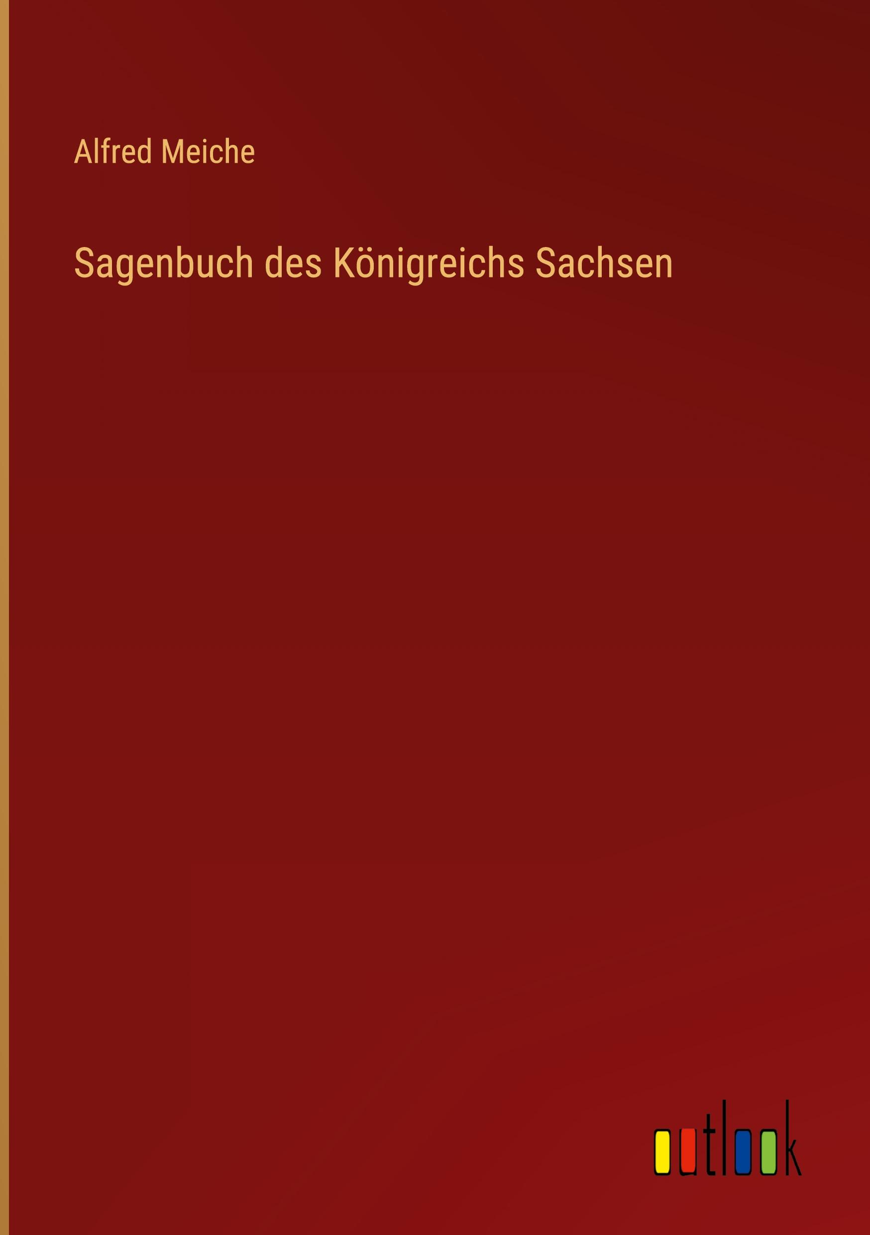 Vorderes Coverbild Sagenbuch des Königreichs Sachsen