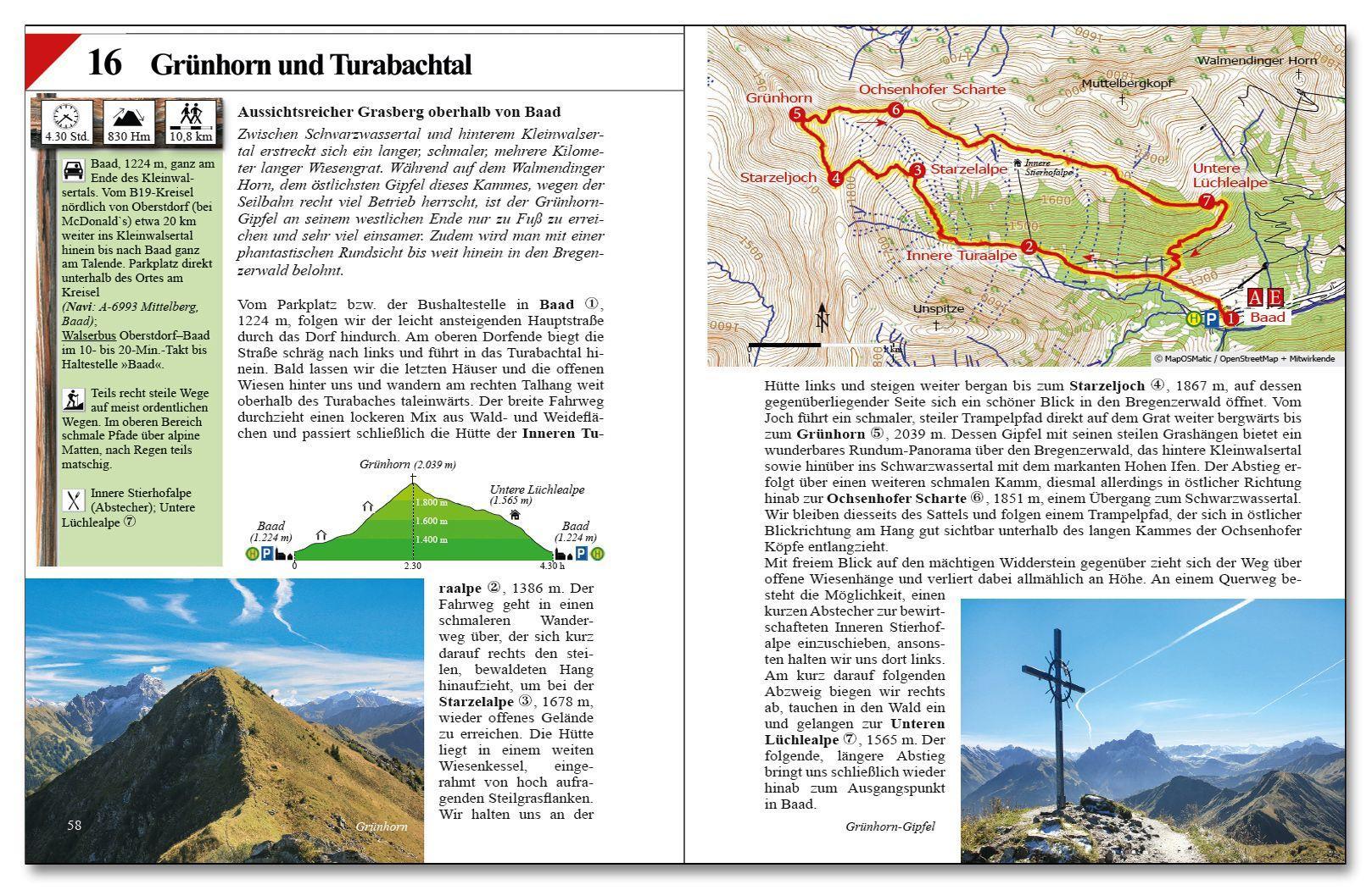 Beispielinhalt (Bild) Lieblings-Wanderungen Kleinwalsertal