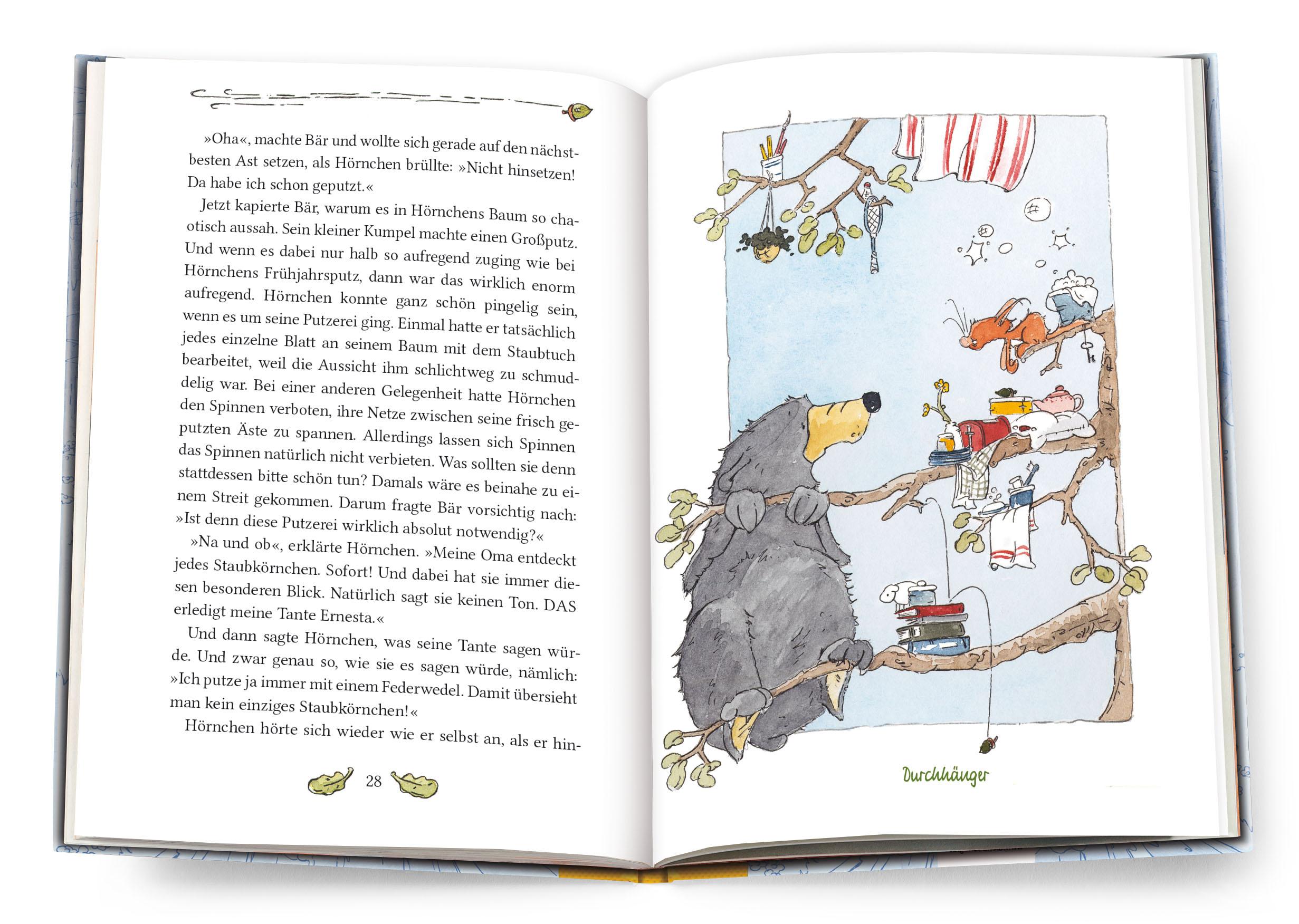 Beispielinhalt (Bild) Hörnchen & Bär (2). Ziemlich quirlige Wald-Neuigkeiten