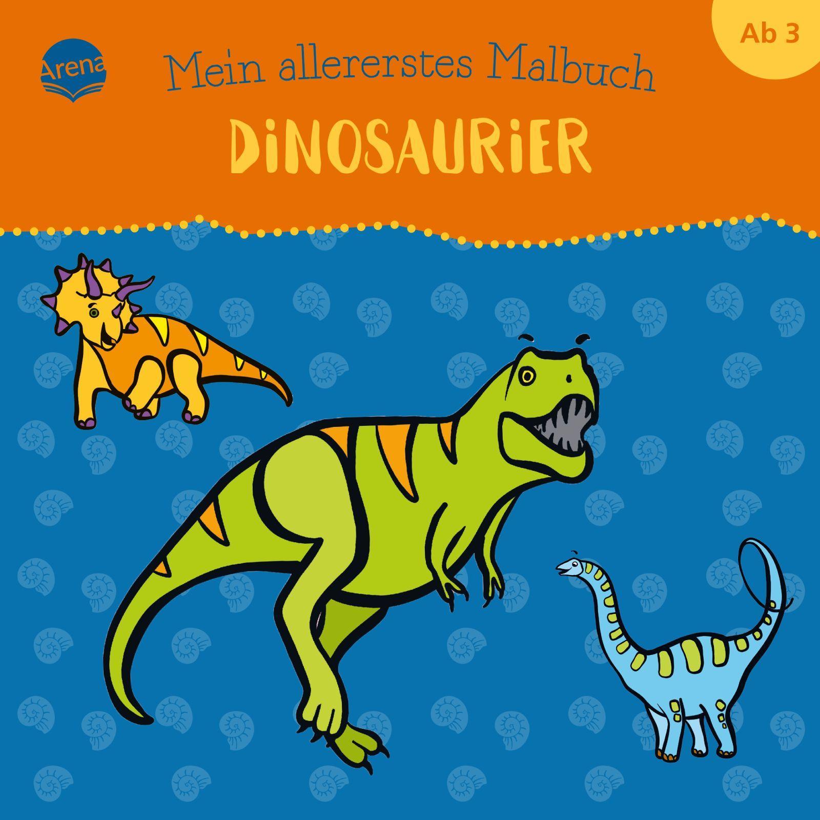 Vorderes Coverbild Mein allererstes Malbuch. Dinosaurier