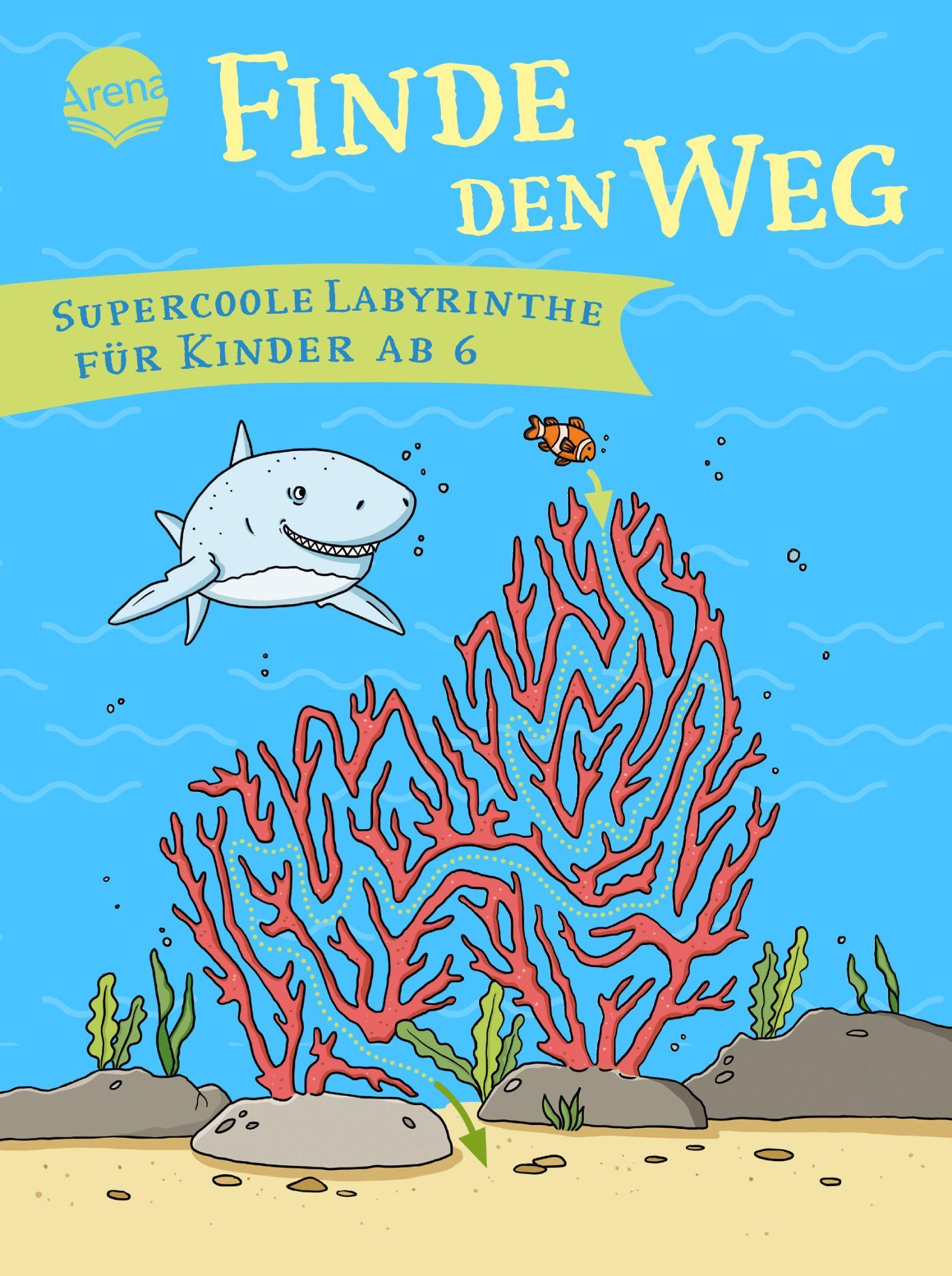 Vorderes Coverbild Finde den Weg. Supercoole Labyrinthe für Kinder ab 6