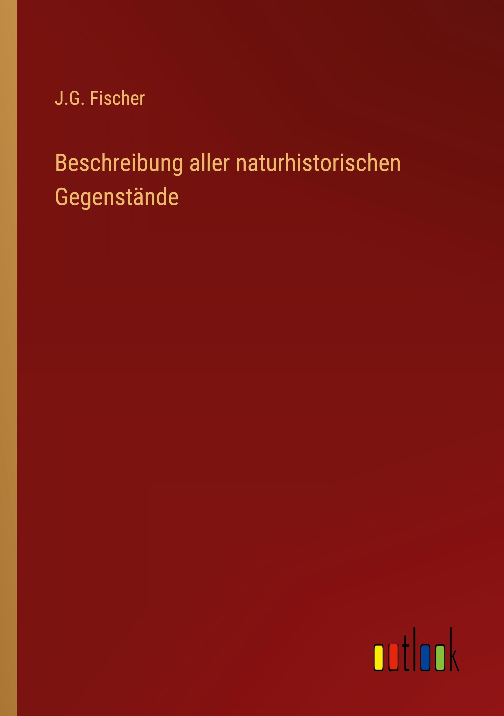 Vorderes Coverbild Beschreibung aller naturhistorischen Gegenstände
