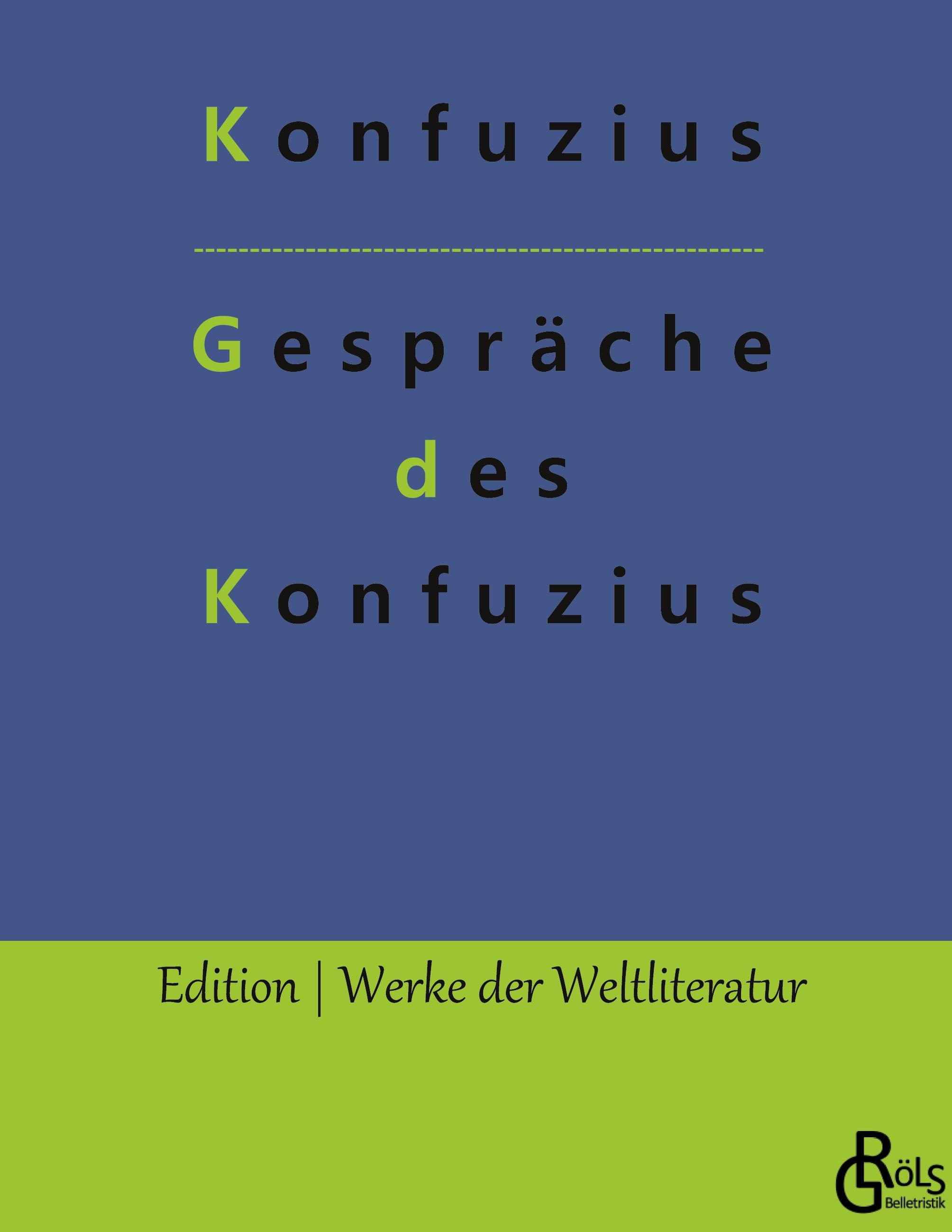 Vorderes Coverbild Gespräche des Konfuzius