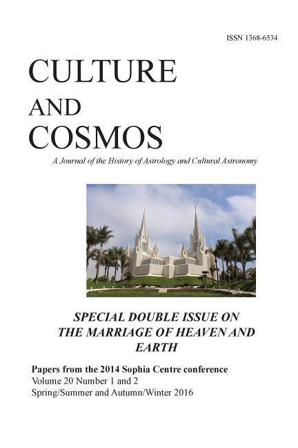 Vorderes Coverbild Culture and Cosmos Vol 20 1 and 2
