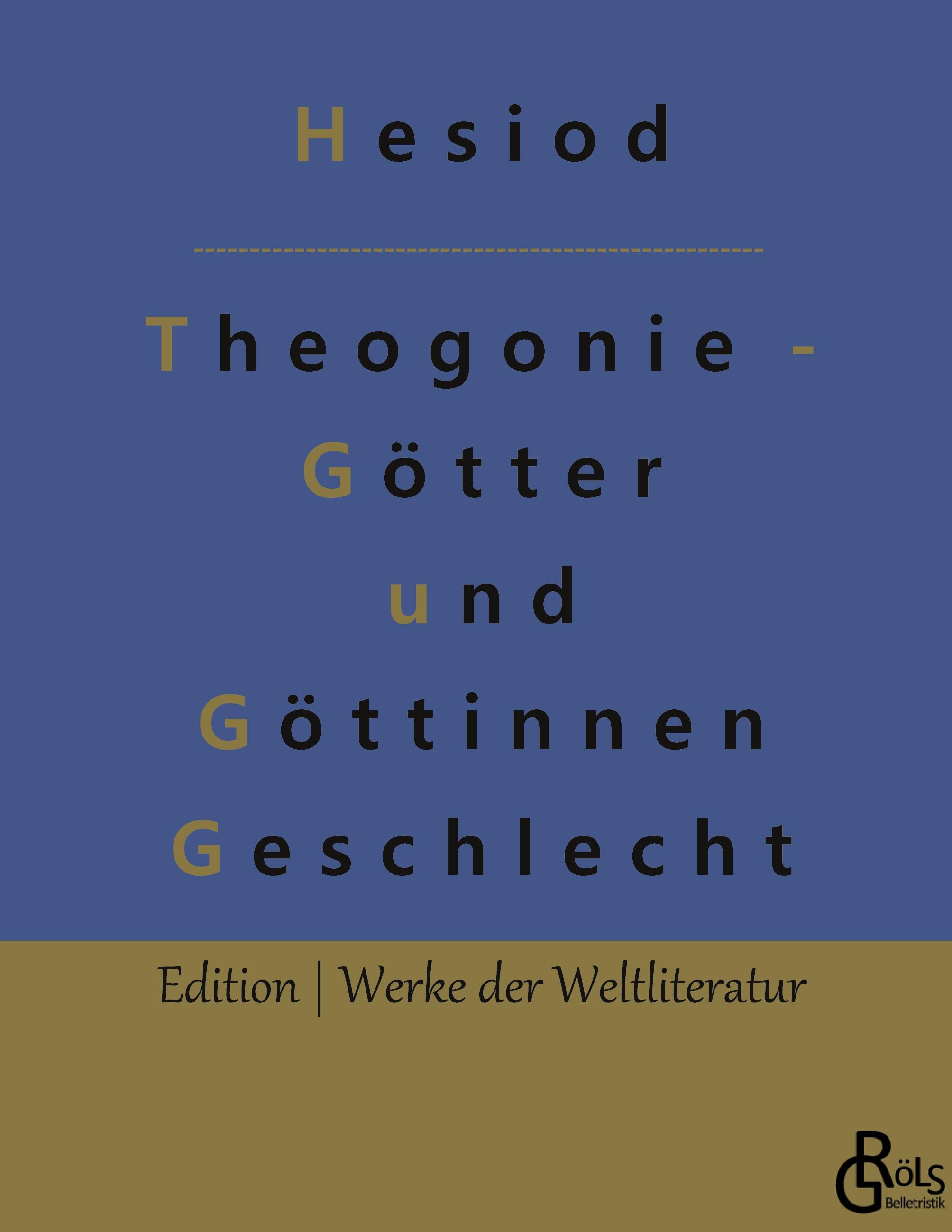 Vorderes Coverbild Theogonie - Götter und Göttinnen Geschlecht