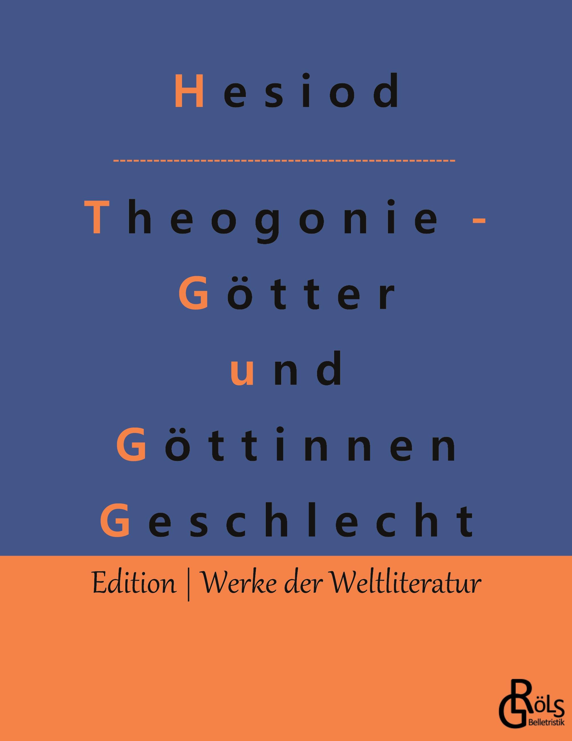 Vorderes Coverbild Theogonie - Götter und Göttinnen Geschlecht