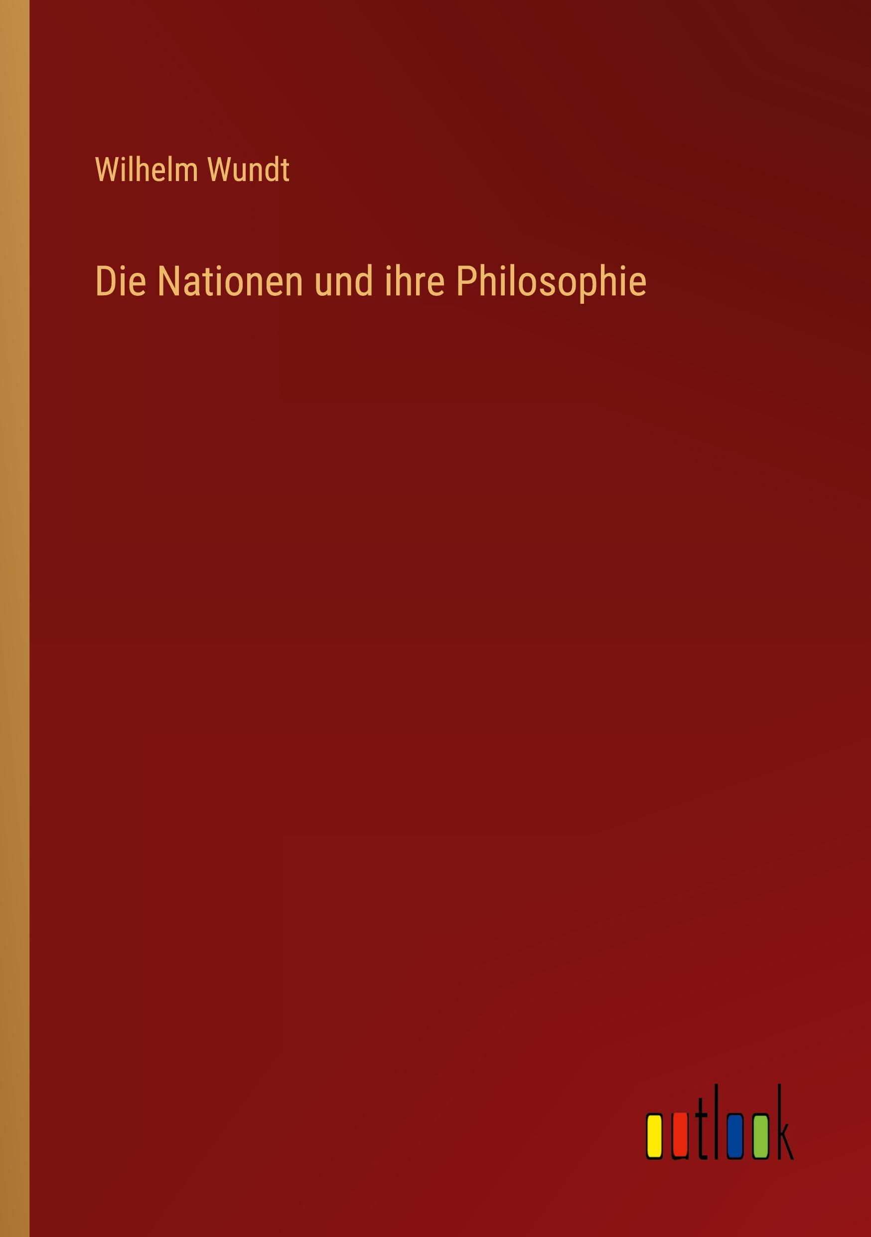 Vorderes Coverbild Die Nationen und ihre Philosophie