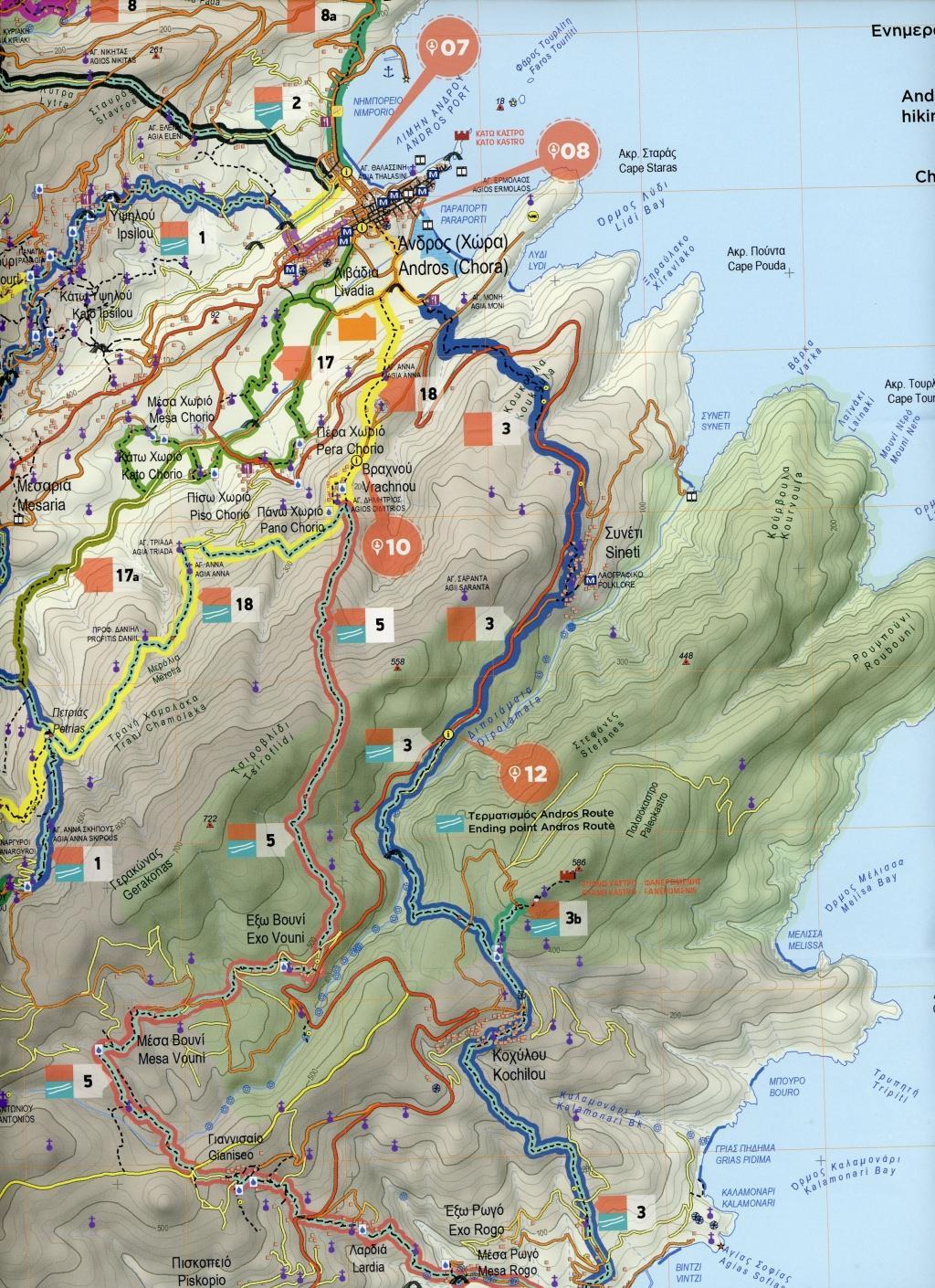 Beispielinhalt (Bild) Andros 1 : 27 000
