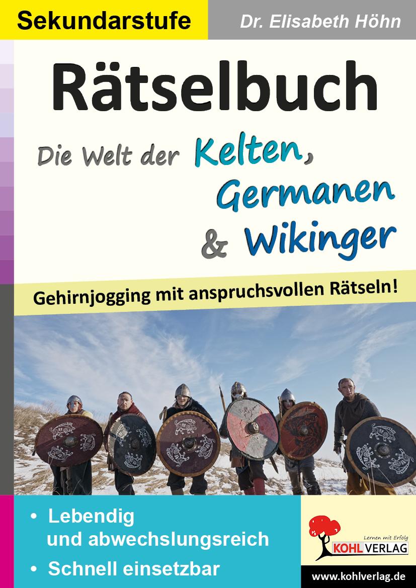 Vorderes Coverbild Rätselbuch Die Welt der Kelten, Germanen & Wikinger