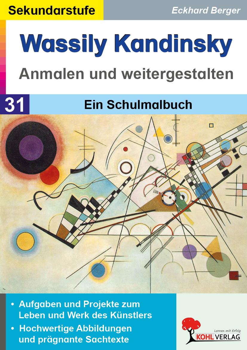 Vorderes Coverbild Wassily Kandinsky ... anmalen und weitergestalten