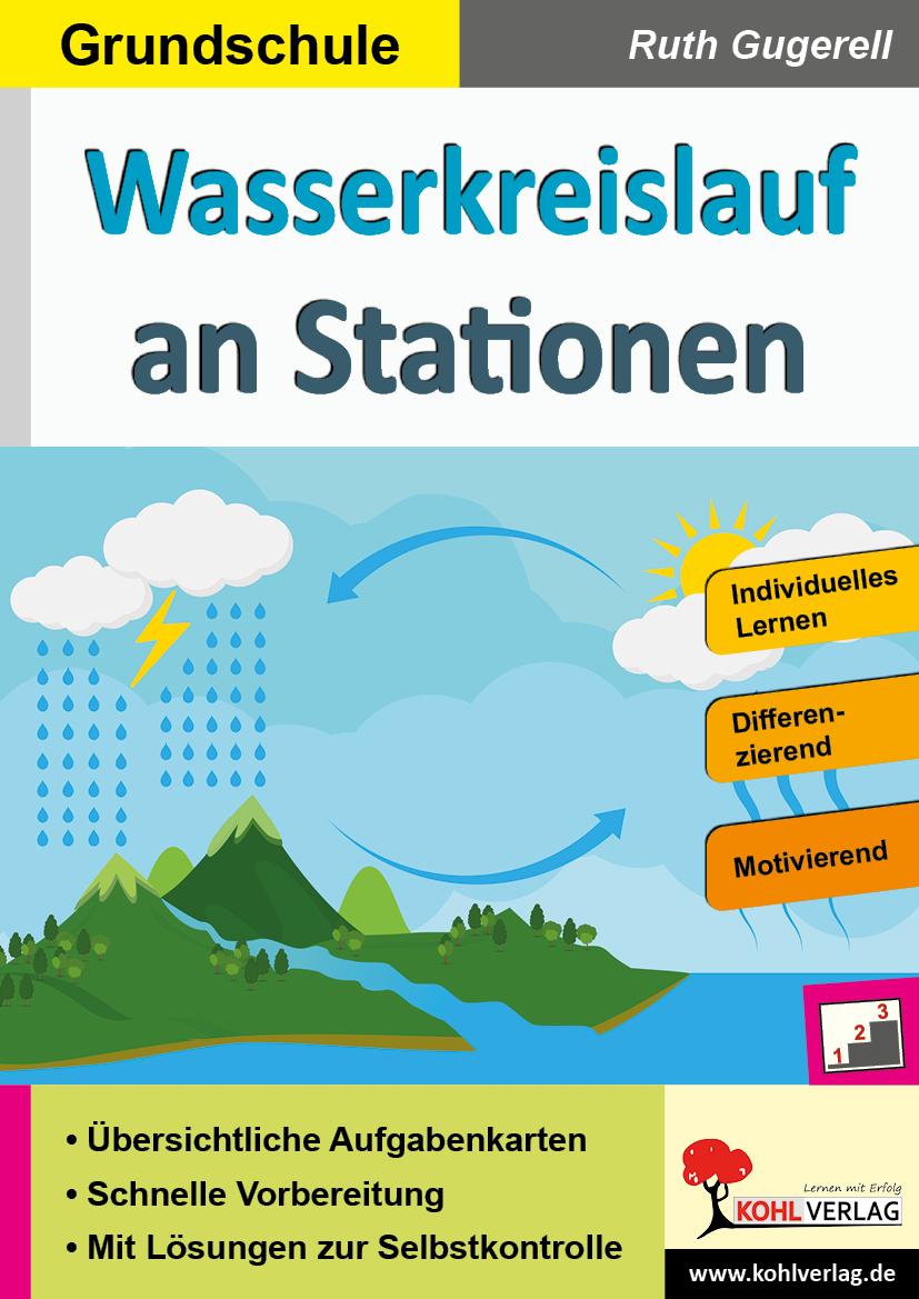 Vorderes Coverbild Wasserkreislauf an Stationen / Grundschule