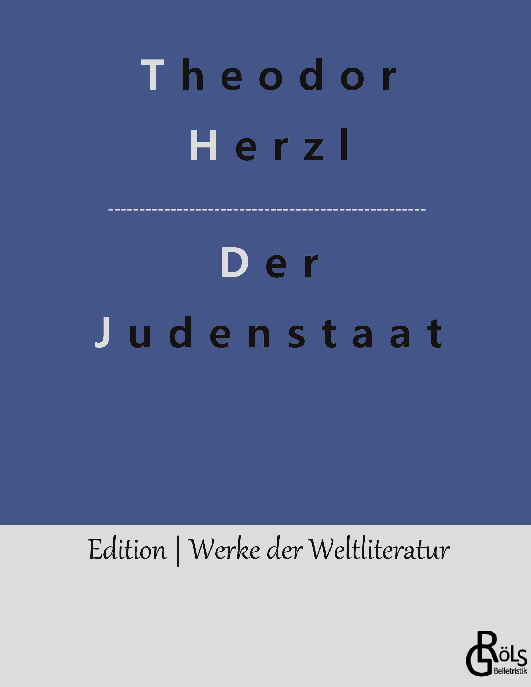 Vorderes Coverbild Der Judenstaat