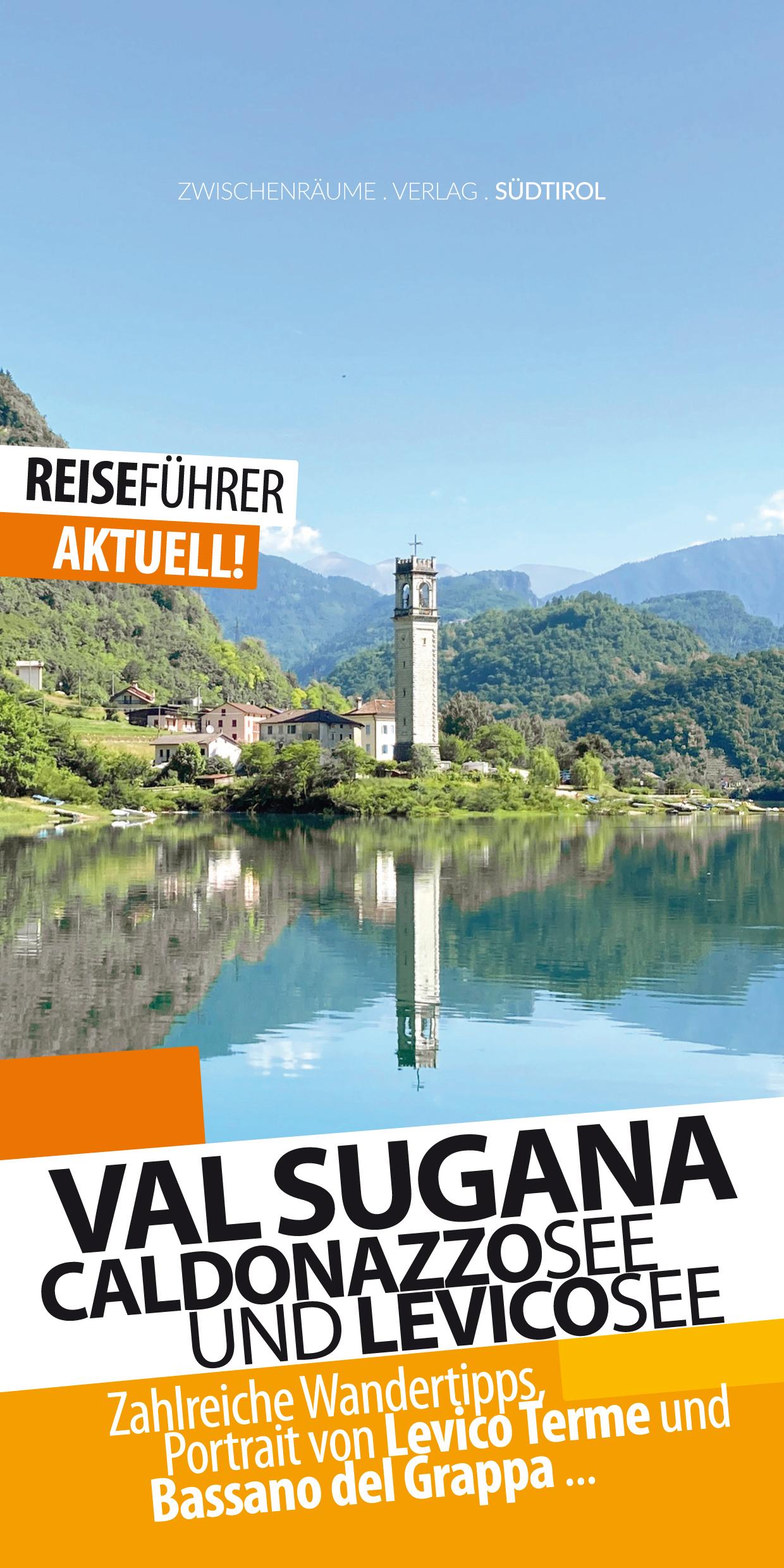 Vorderes Coverbild Valsugana Reiseführer - Caldonazzosee und Levicosee