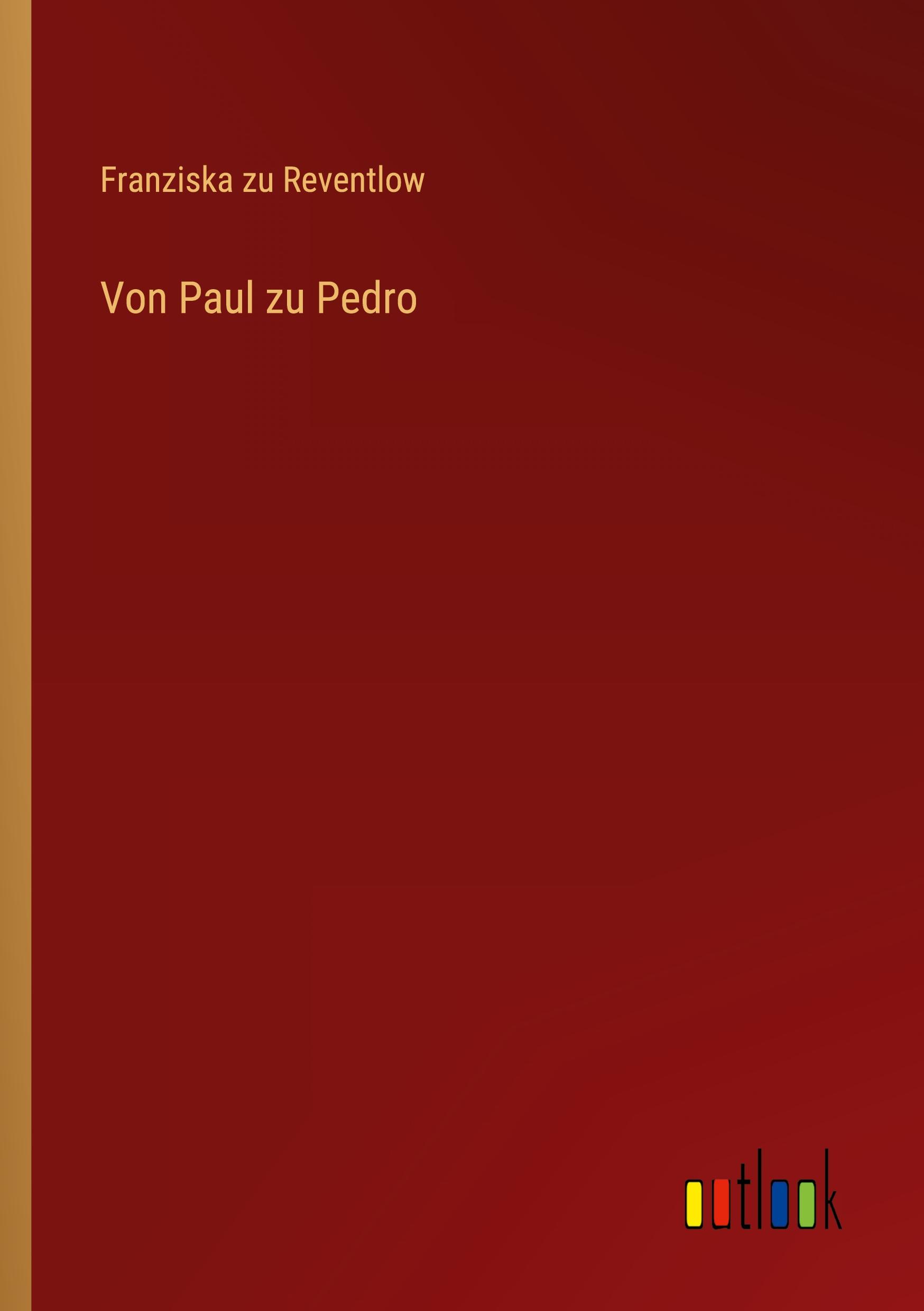 Vorderes Coverbild Von Paul zu Pedro