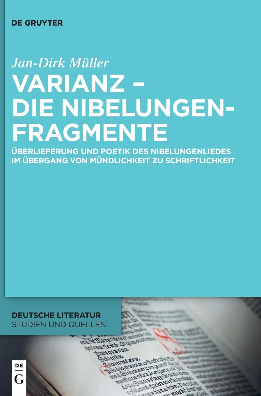 Vorderes Coverbild Varianz - die Nibelungenfragmente