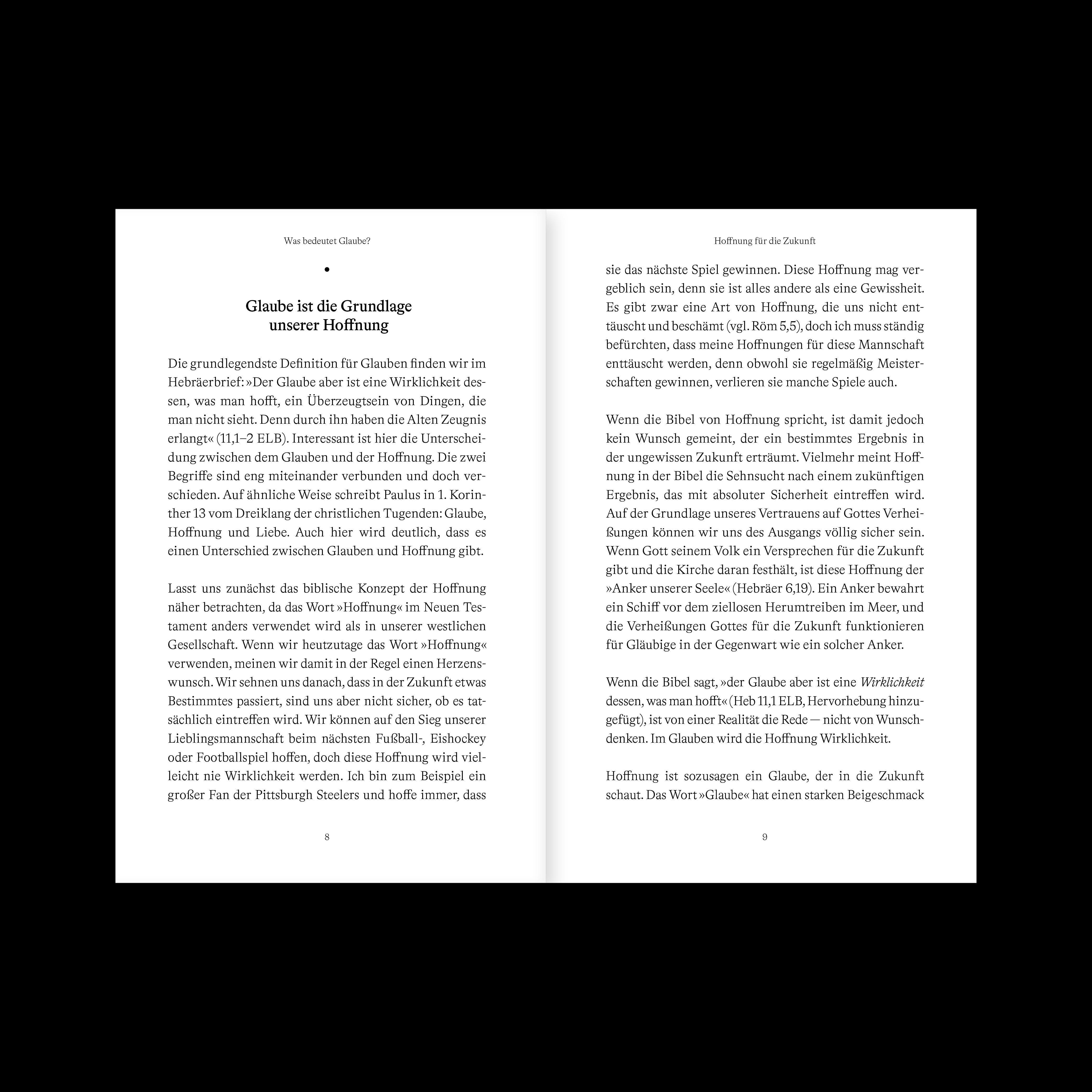 Beispielinhalt (Bild) Was ist Glaube?