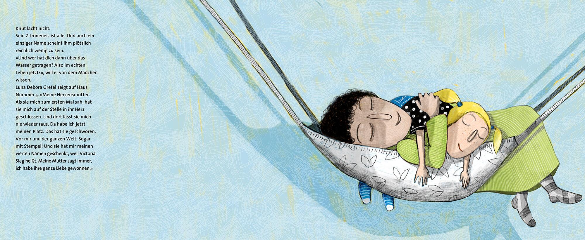 Beispielinhalt (Bild) Das Mädchen mit den vier Namen