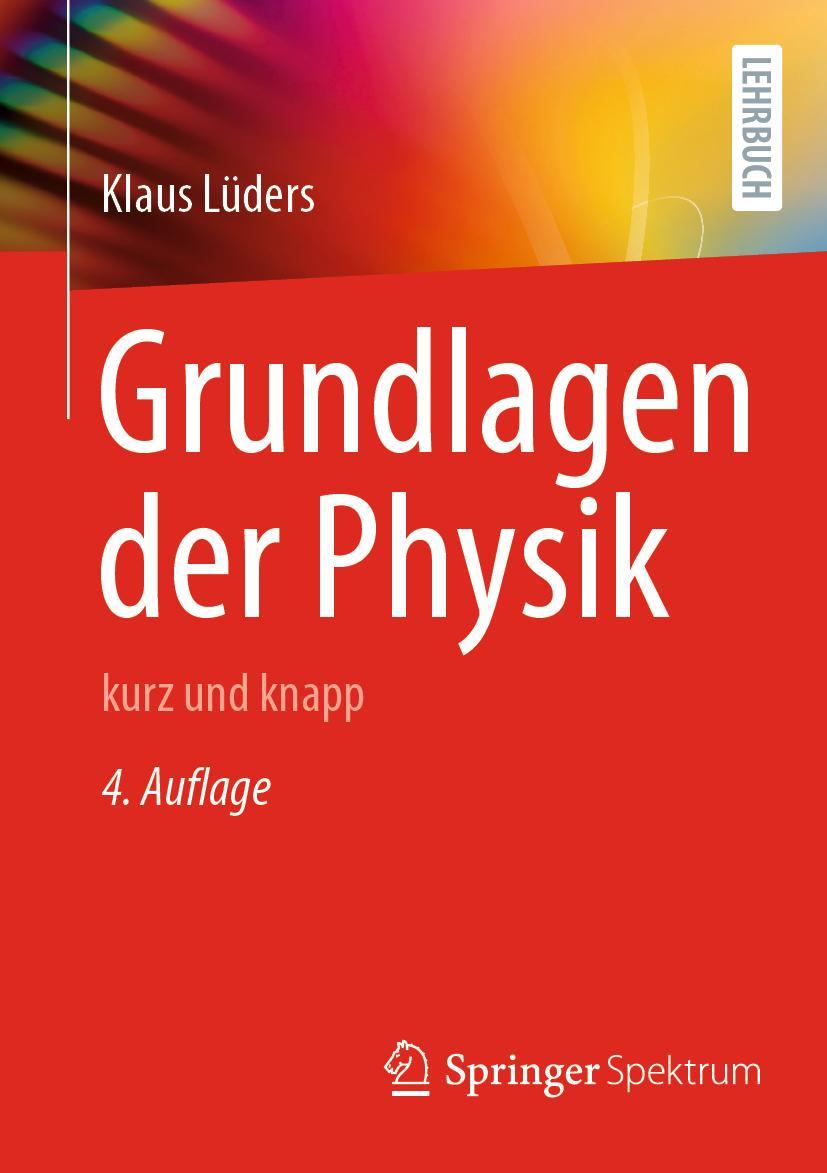 Vorderes Coverbild Grundlagen der Physik
