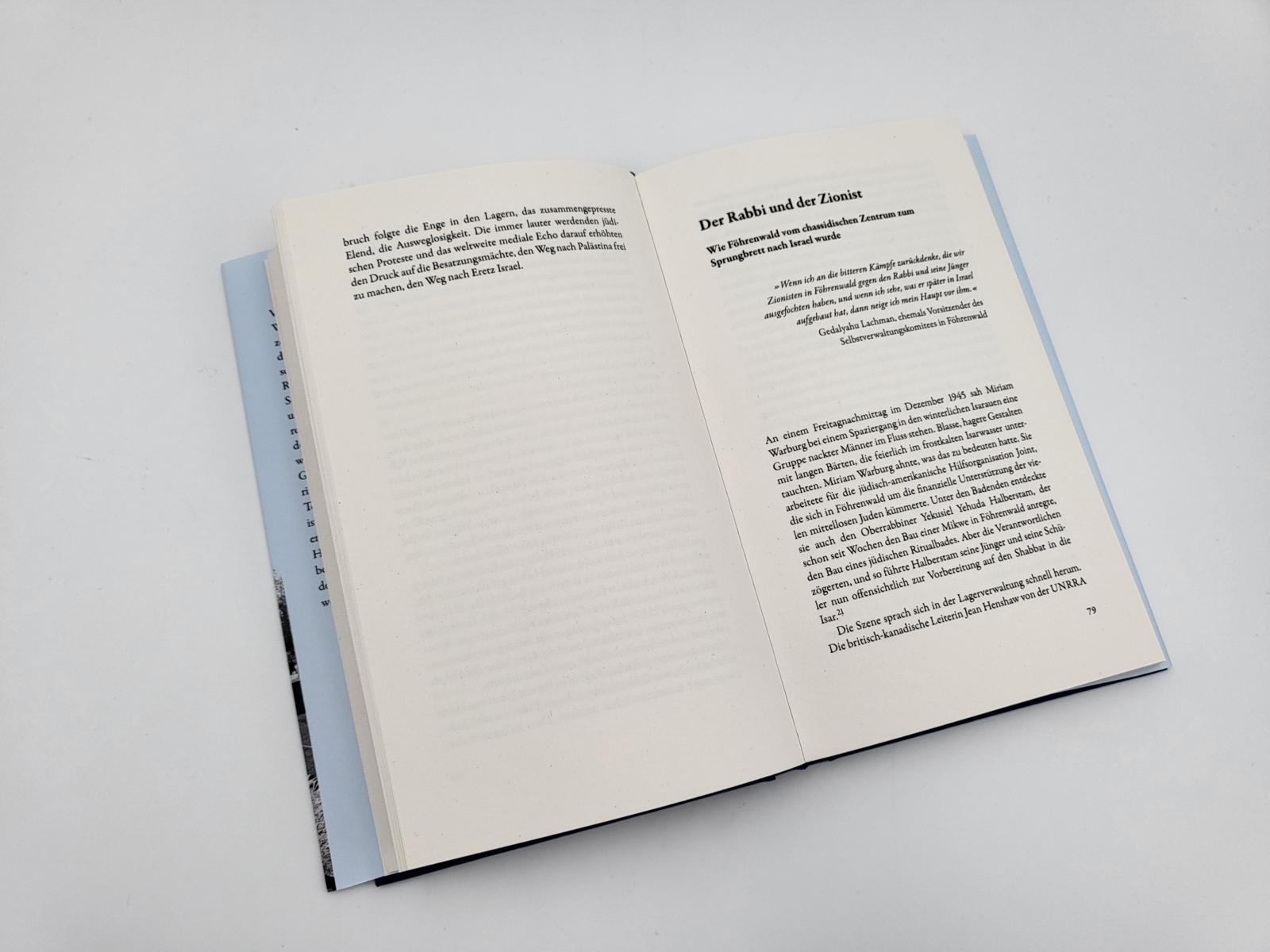 Beispielinhalt (Bild) Föhrenwald, das vergessene Schtetl