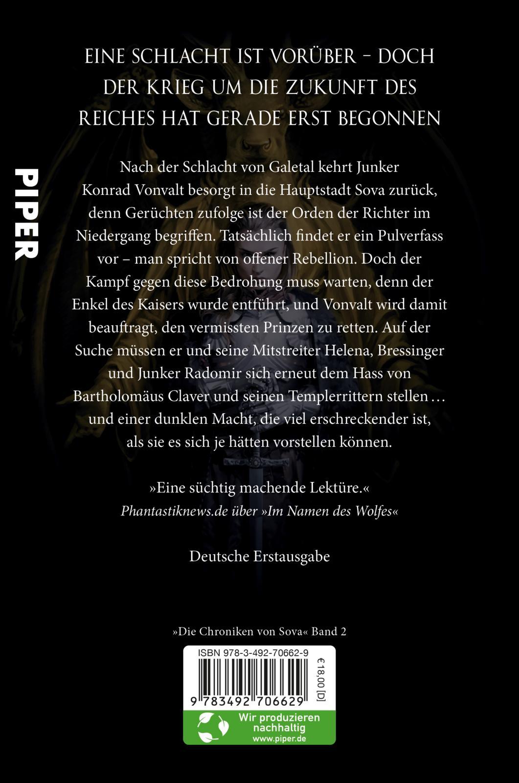 Rückseitencover Im Netz des Dämons