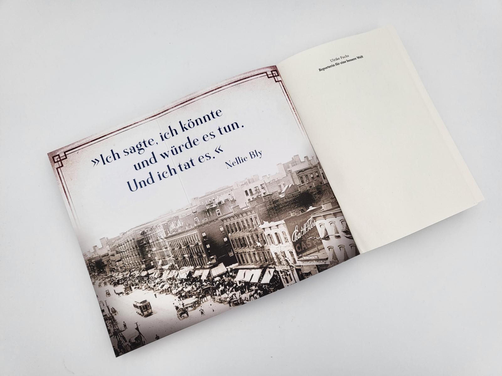 Beispielinhalt (Bild) Reporterin für eine bessere Welt