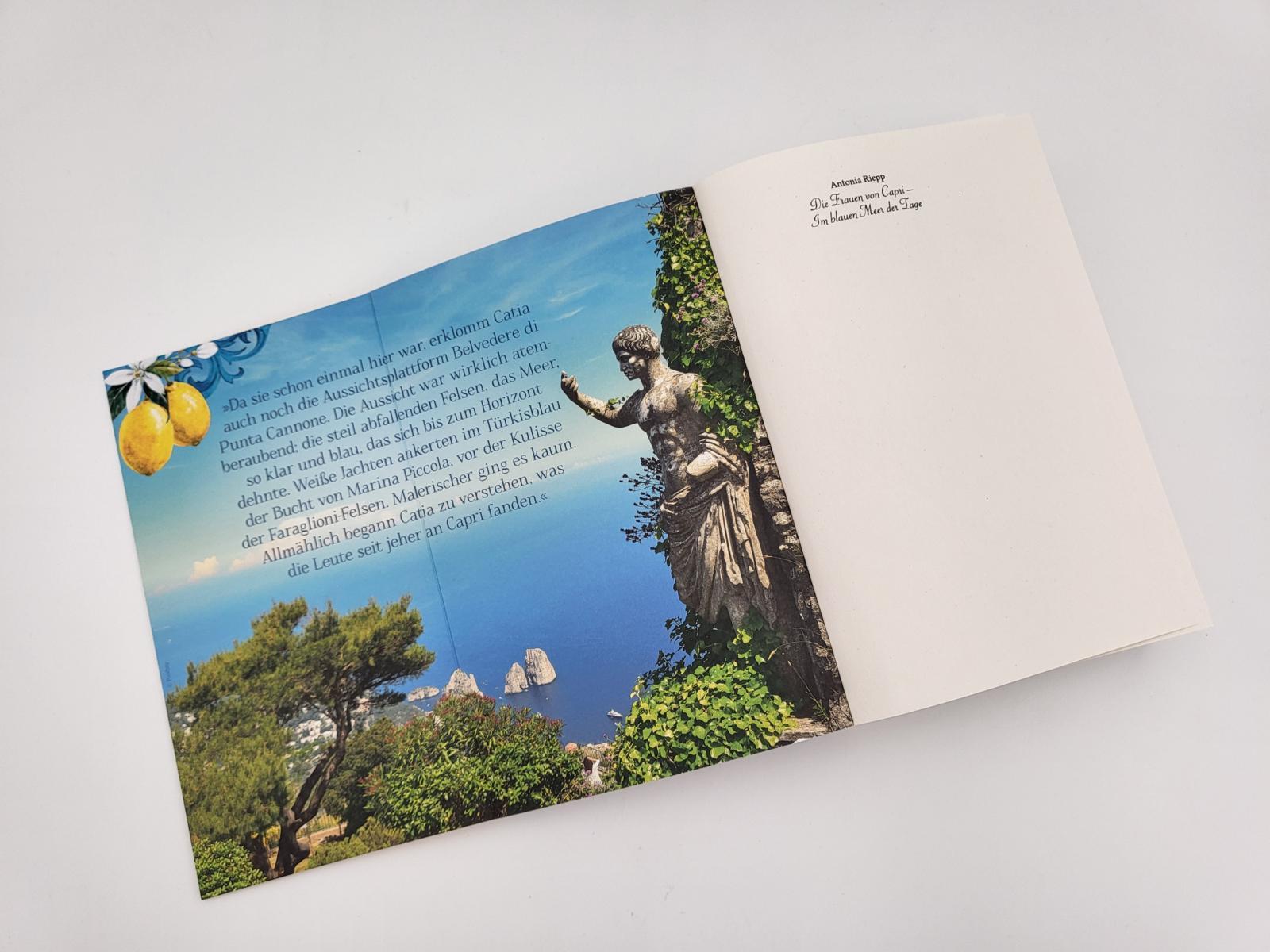 Beispielinhalt (Bild) Die Frauen von Capri - Im blauen Meer der Tage