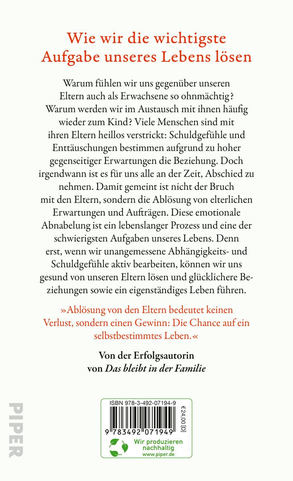 Rückseitencover Nicht ohne meine Eltern