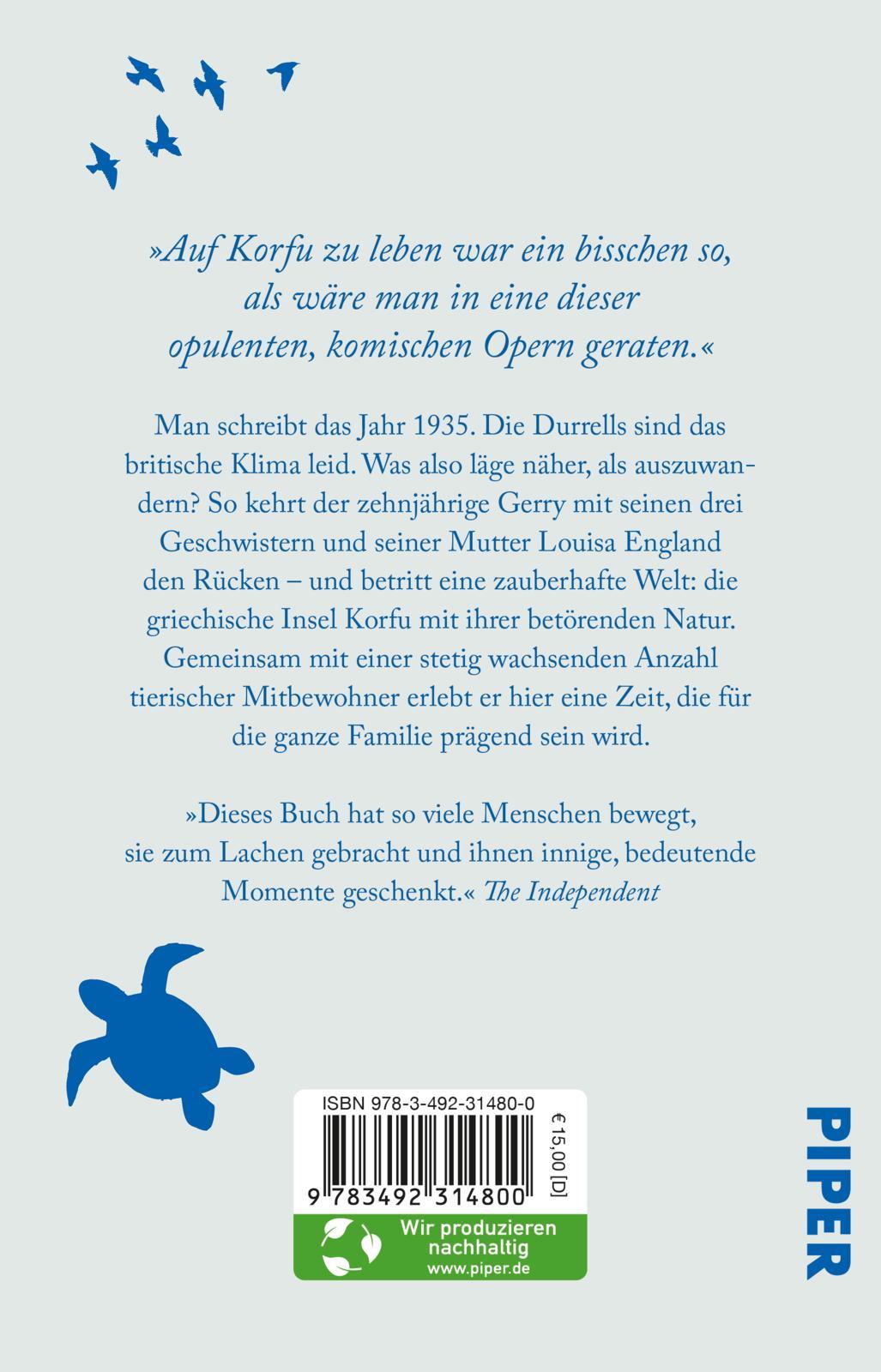Rückseitencover Meine Familie und andere Tiere