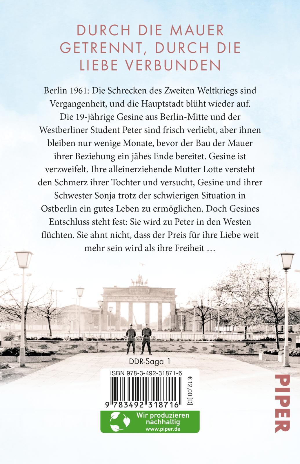 Rückseitencover Geteiltes Land - Zwischen Angst und Freiheit