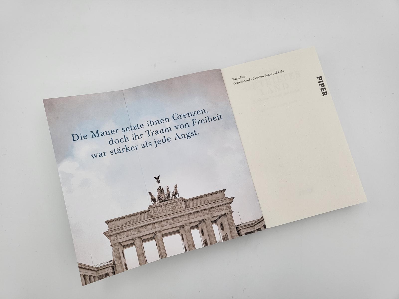 Beispielinhalt (Bild) Geteiltes Land - Zwischen Verlust und Liebe