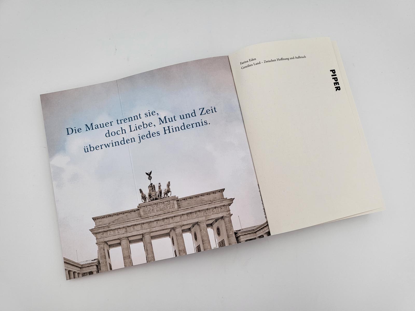 Beispielinhalt (Bild) Geteiltes Land - Zwischen Hoffnung und Aufbruch