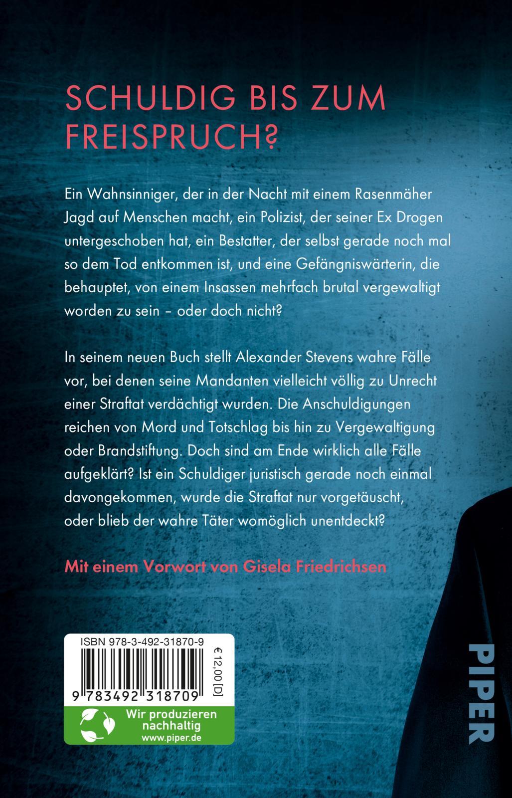 Rückseitencover Falsch verdächtigt