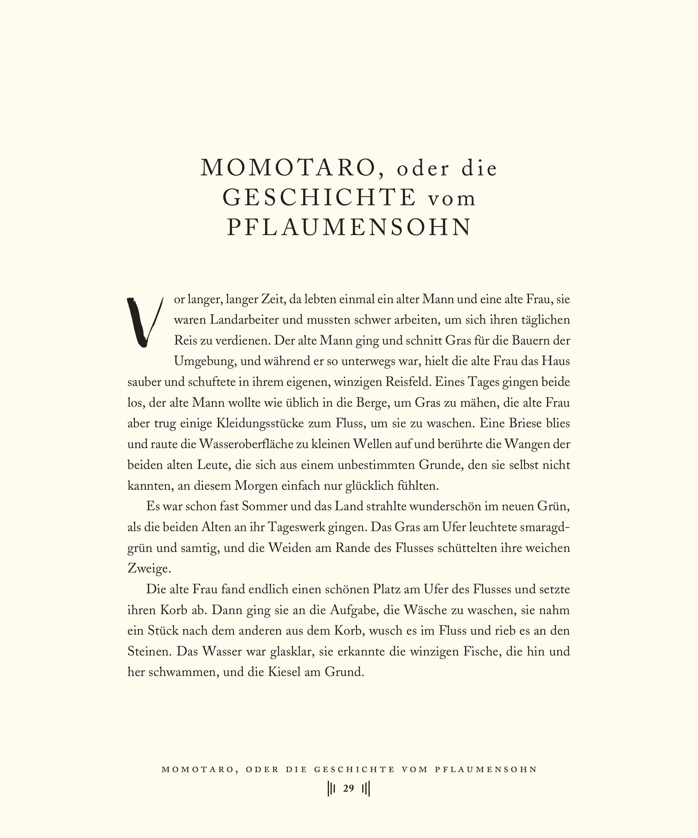 Beispielinhalt (Bild) Märchen aus Japan