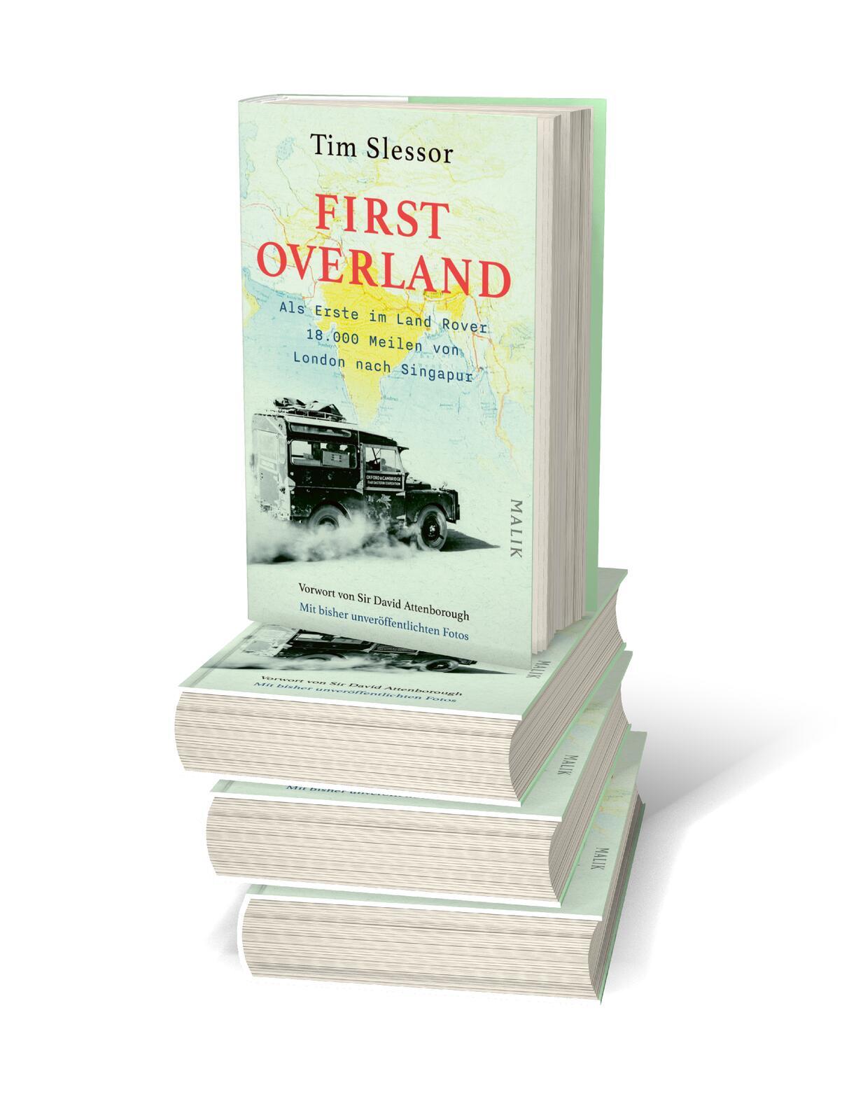 Beispielinhalt (Bild) First Overland. Als Erste im Land Rover 18.000 Meilen von London nach Singapur