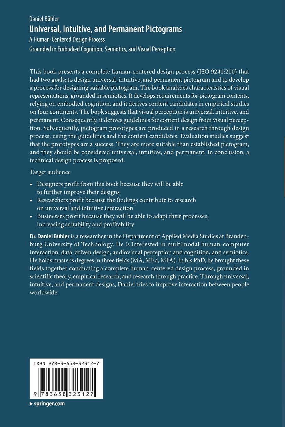 Rückseitencover Universal, Intuitive, and Permanent Pictograms
