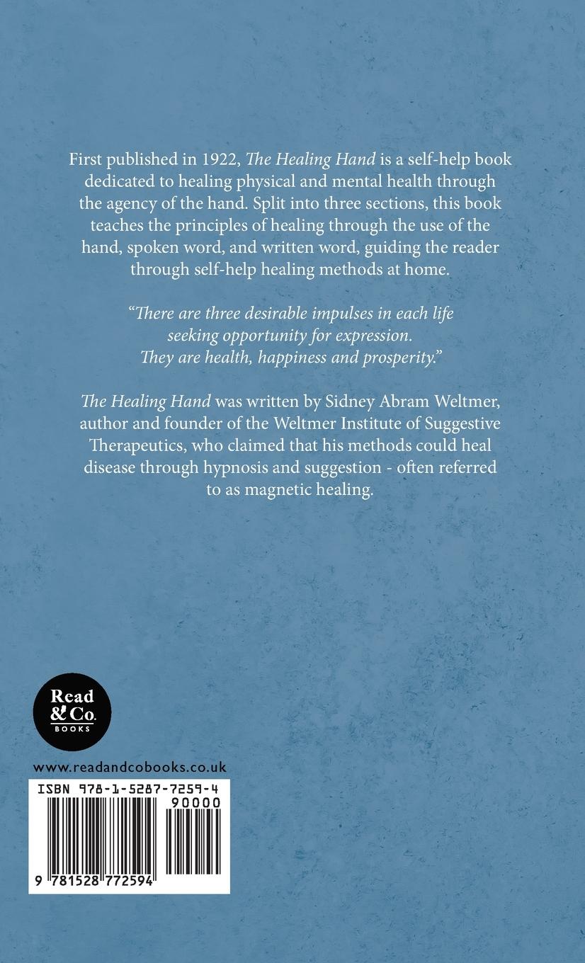 Rückseitencover The Healing Hand