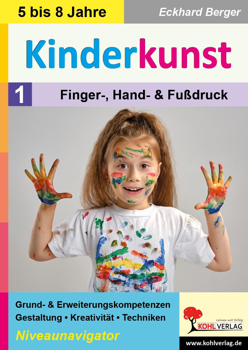 Vorderes Coverbild Kinderkunst / Band 1: Finger-, Hand- & Fußdruck
