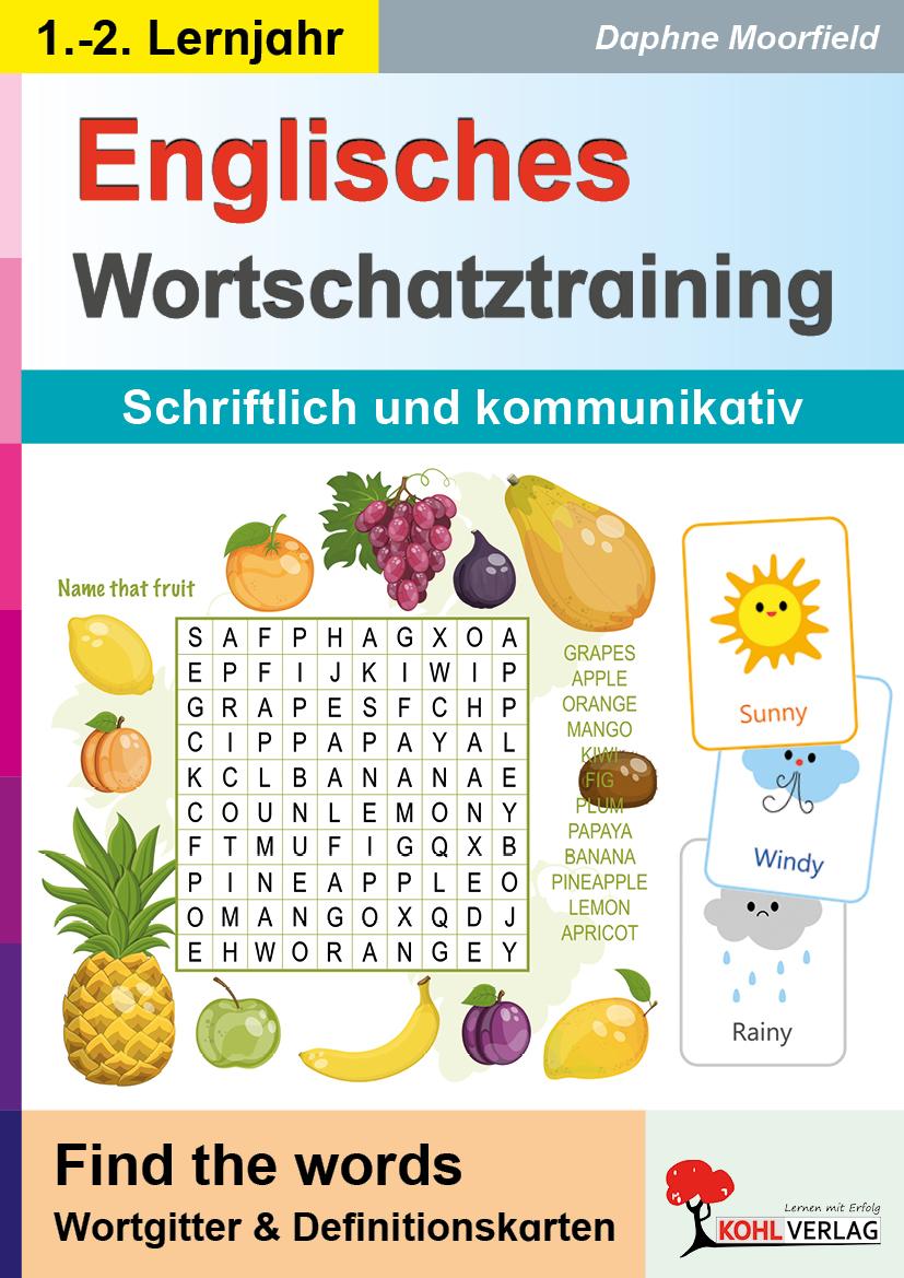 Vorderes Coverbild Englisches Wortschatztraining
