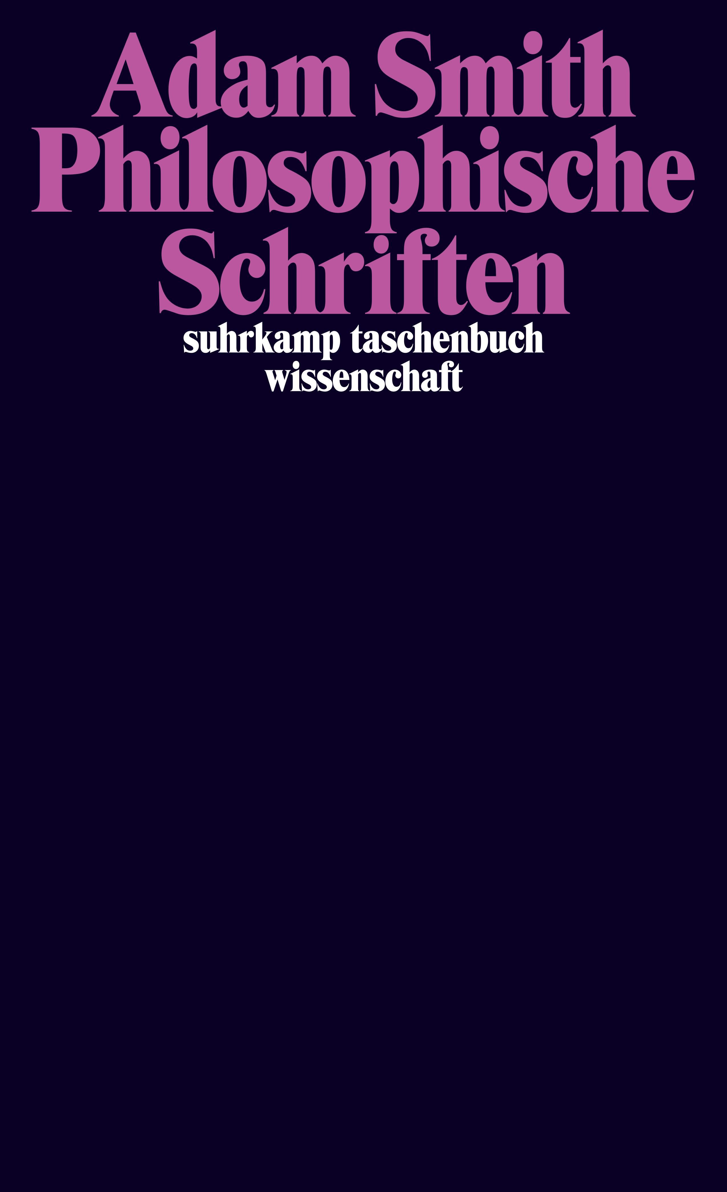 Vorderes Coverbild Philosophische Schriften