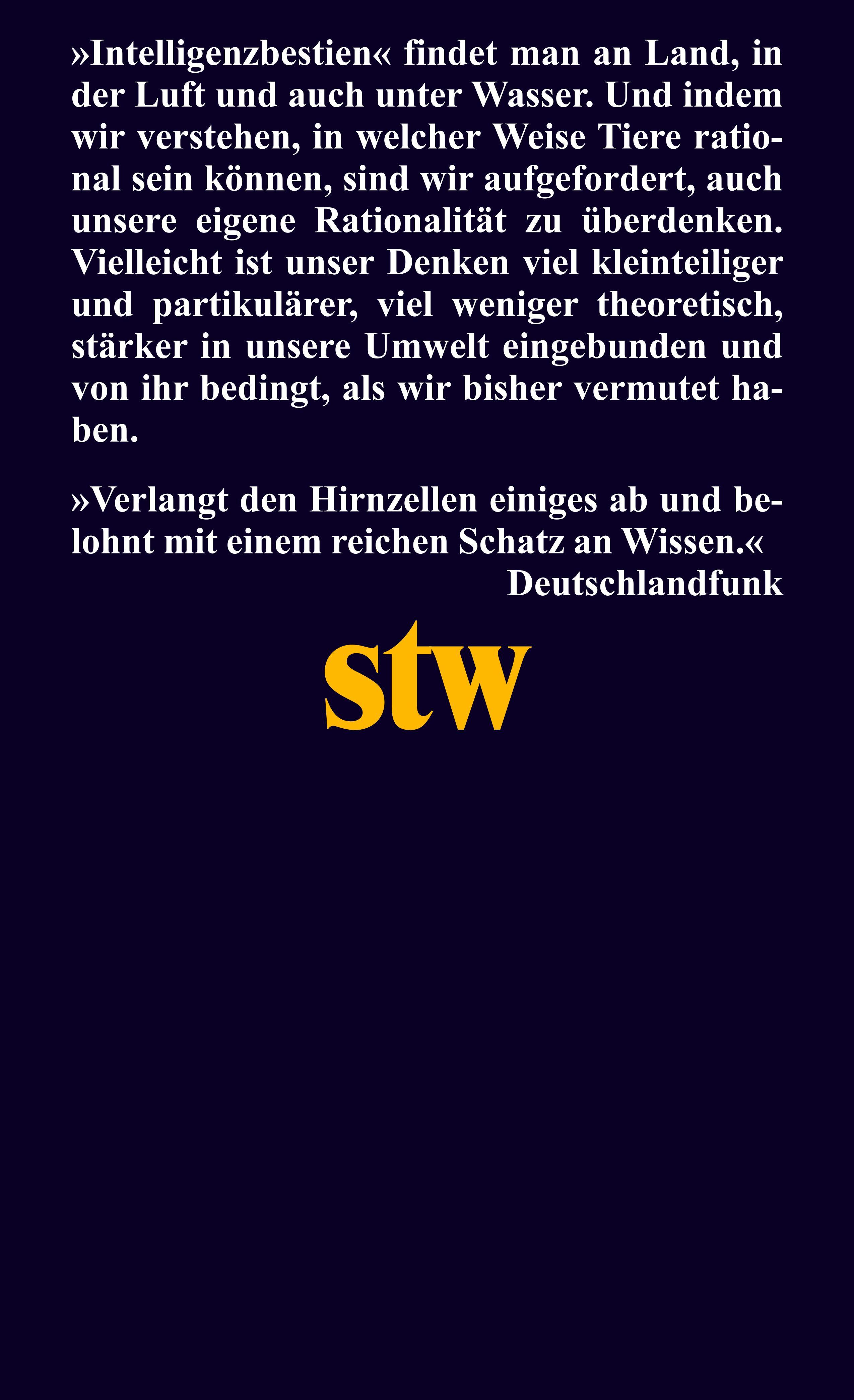Rückseitencover Das rationale Tier