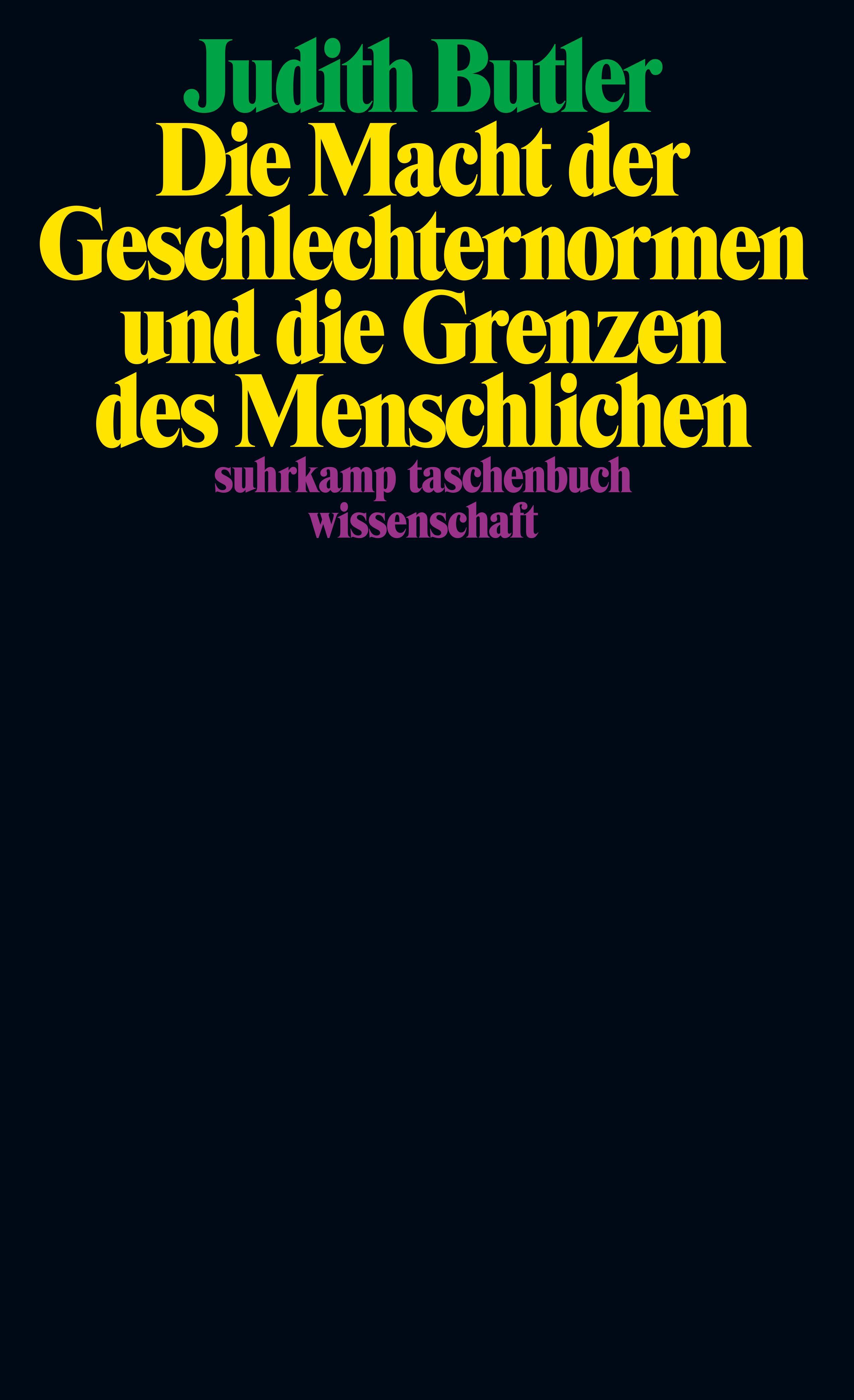 Vorderes Coverbild Die Macht der Geschlechternormen und die Grenzen des Menschlichen