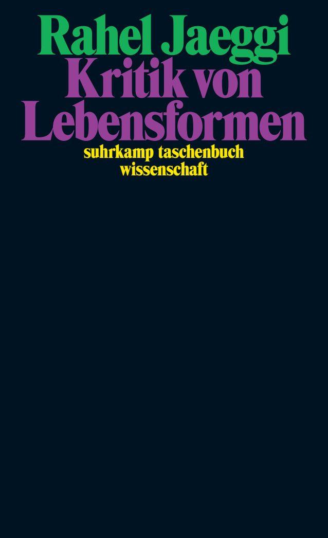 Vorderes Coverbild Kritik von Lebensformen