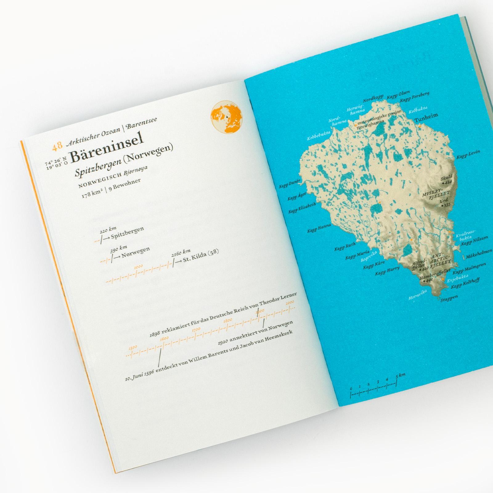 Beispielinhalt (Bild) Taschenatlas der abgelegenen Inseln