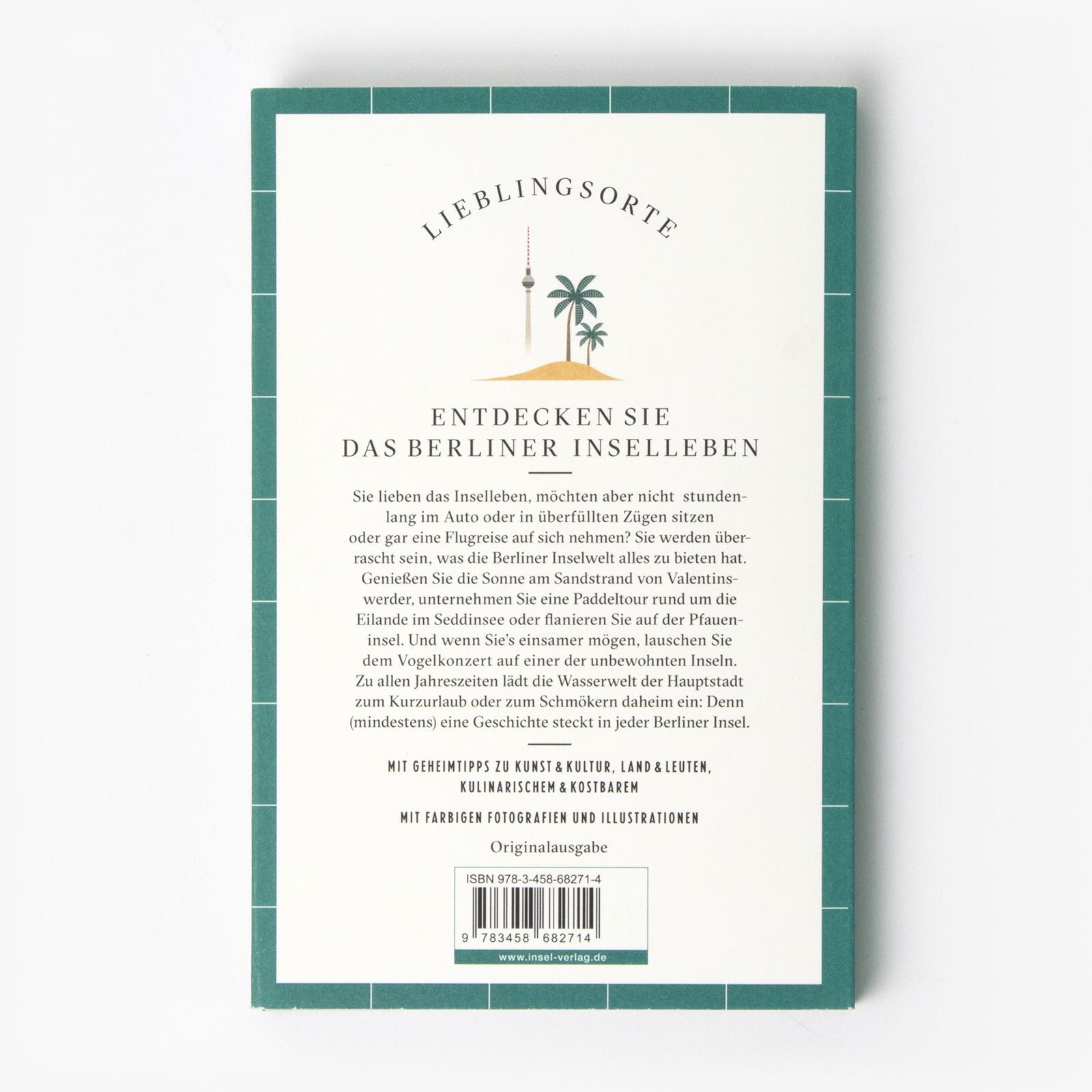 Rückseitencover Berliner Inseln Reiseführer LIEBLINGSORTE