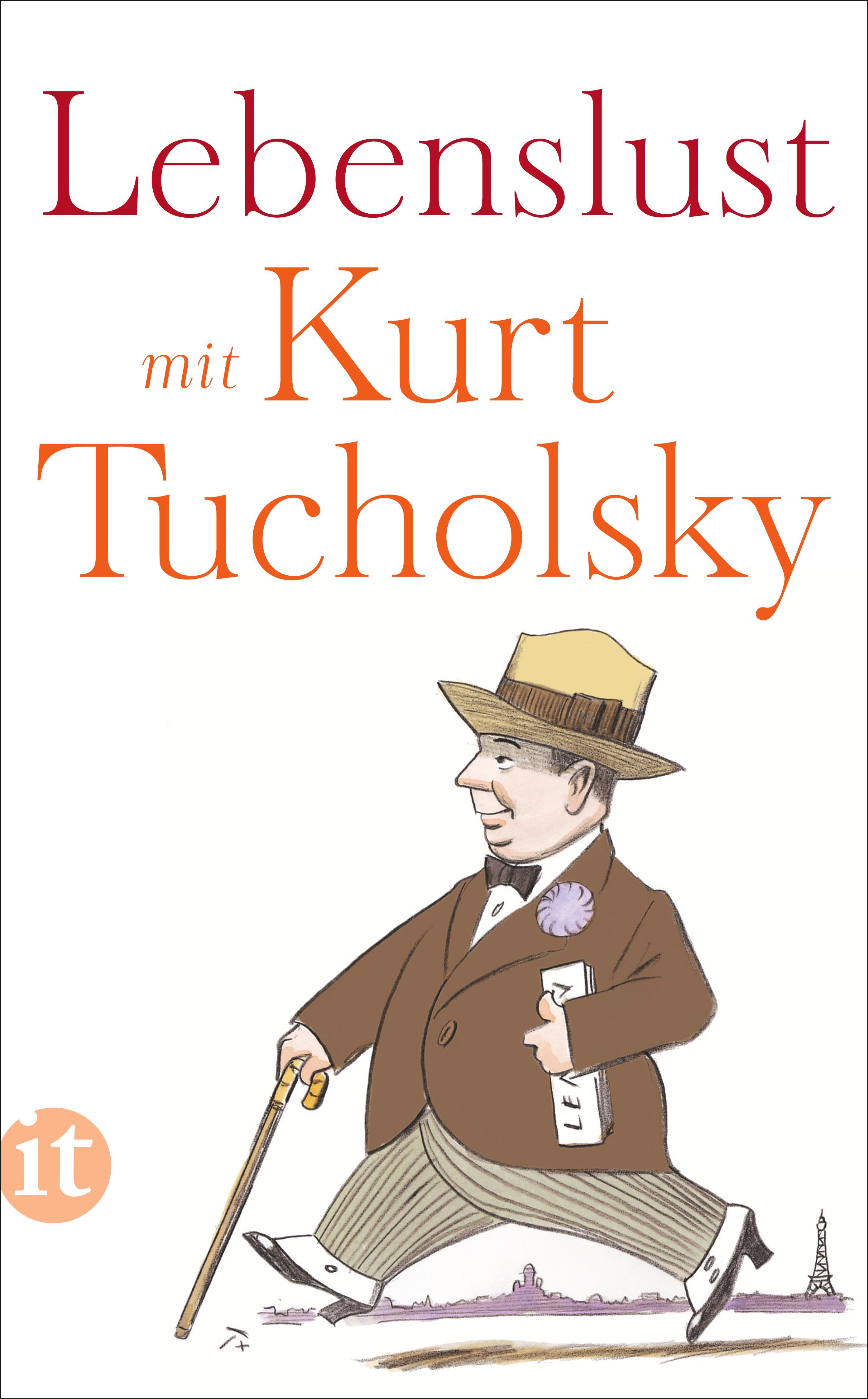Vorderes Coverbild Lebenslust mit Kurt Tucholsky